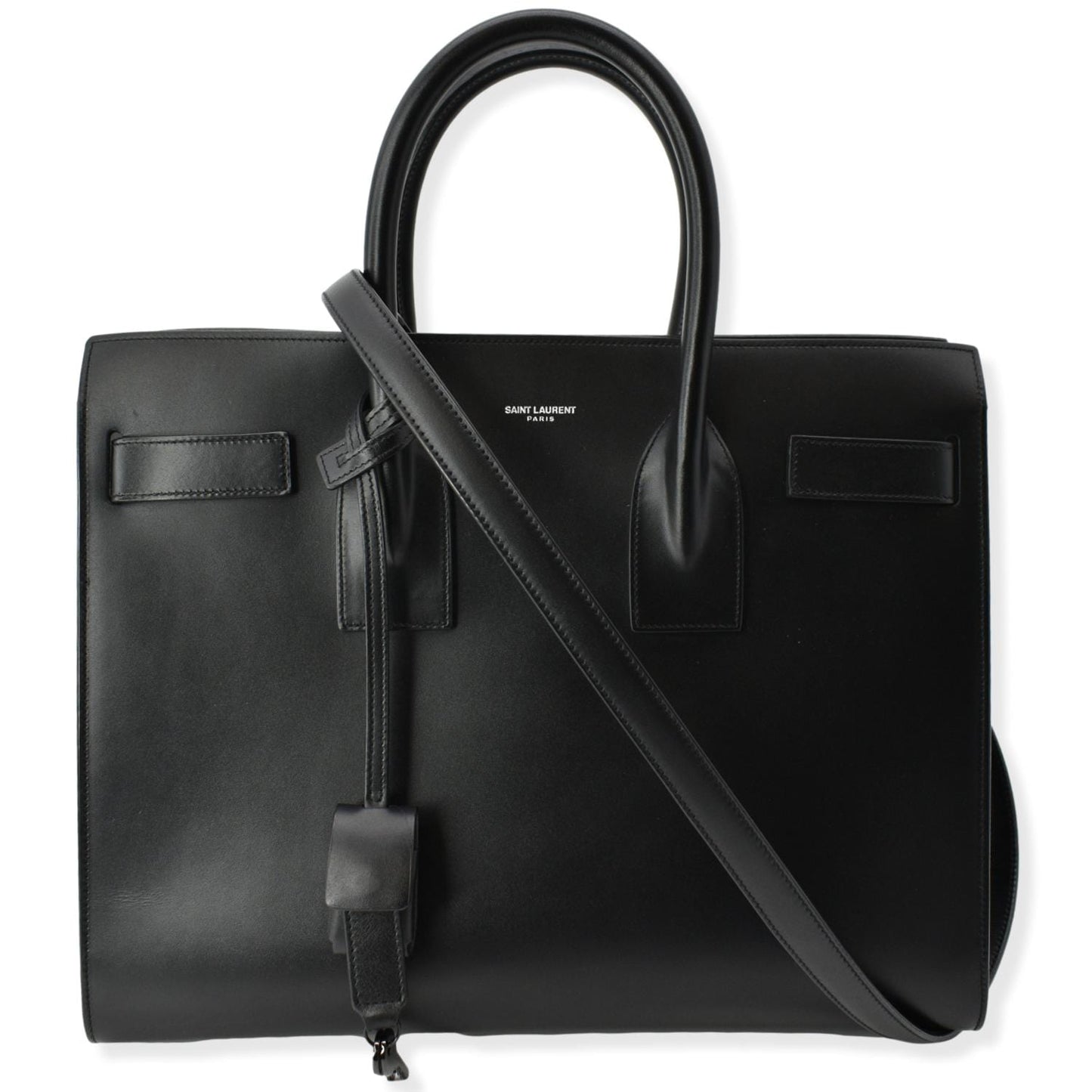 Saint Laurent Sac De Jour Leather Black Shoulder Bag Leather