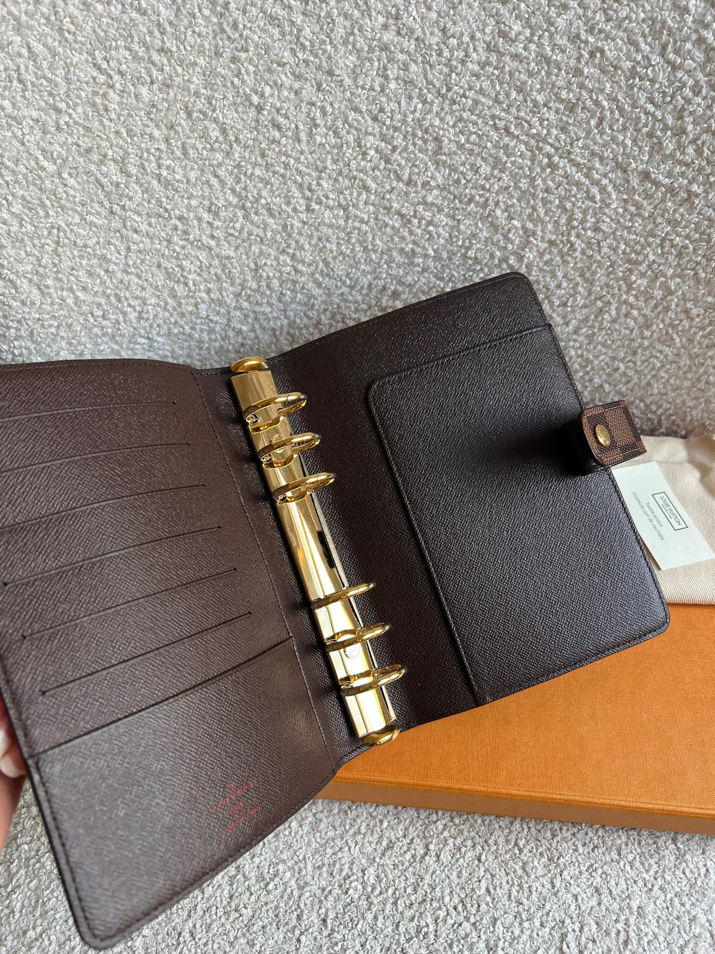 Louis Vuitton Damier Ebene Medium Agenda Cover (RRP £475)