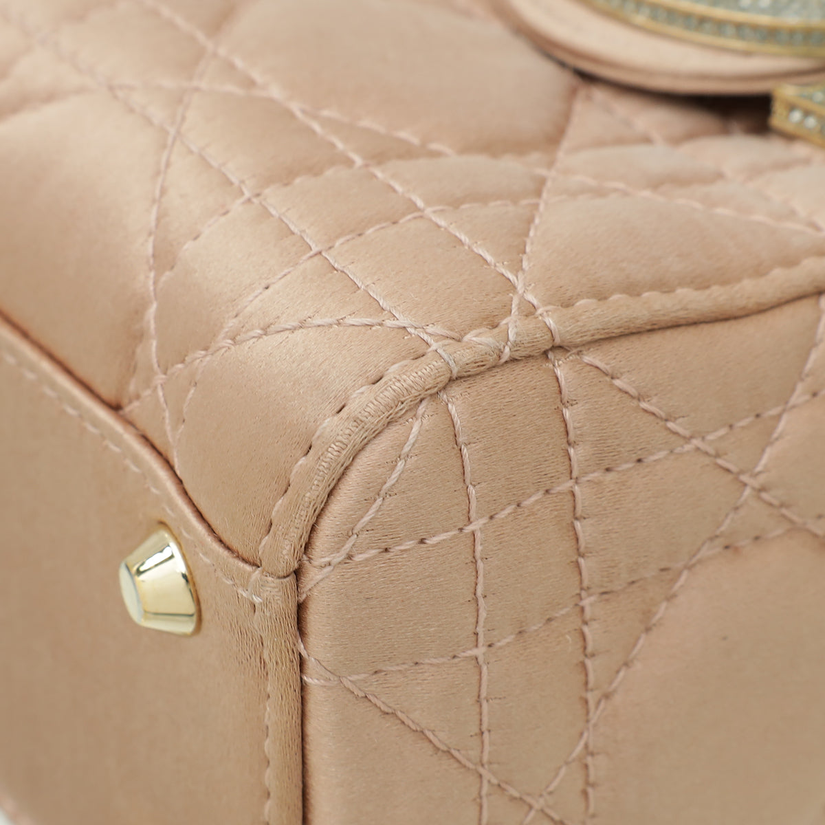 Dior Lady Dior Cannage Pink Handbag Style 3