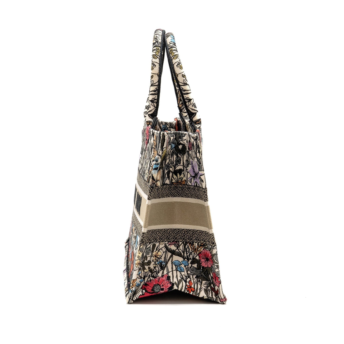 Dior Medium Dior Book Tote Mille Fleurs Embroidery Multicolour