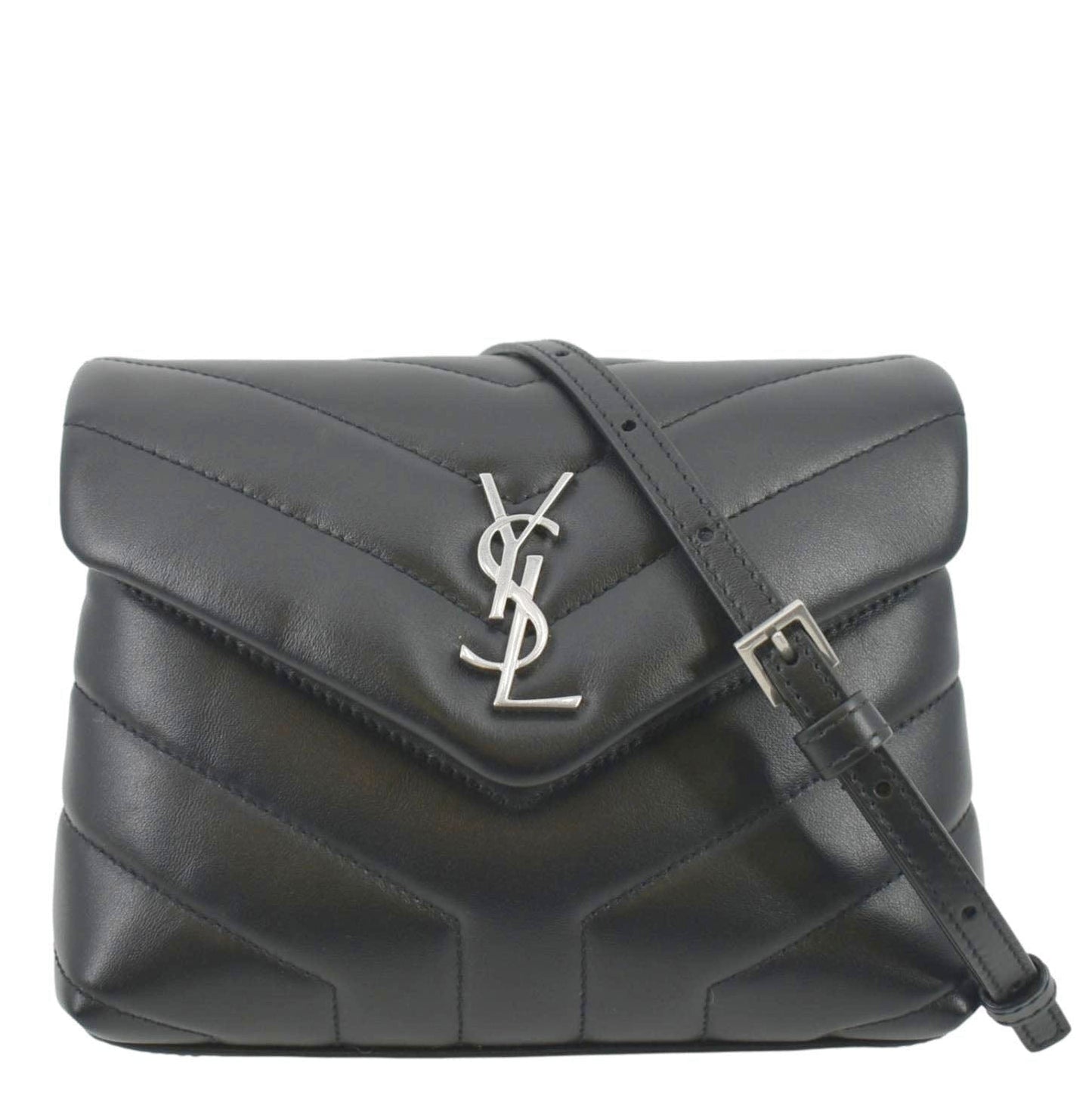 Saint Laurent Loulou Leather Black Crossbody Style 9