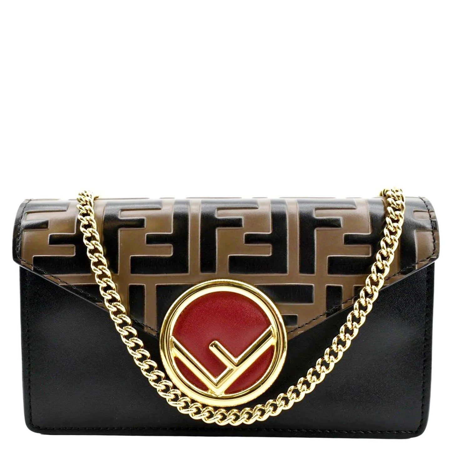 Fendi Luxury Leather Black Crossbody Style 3