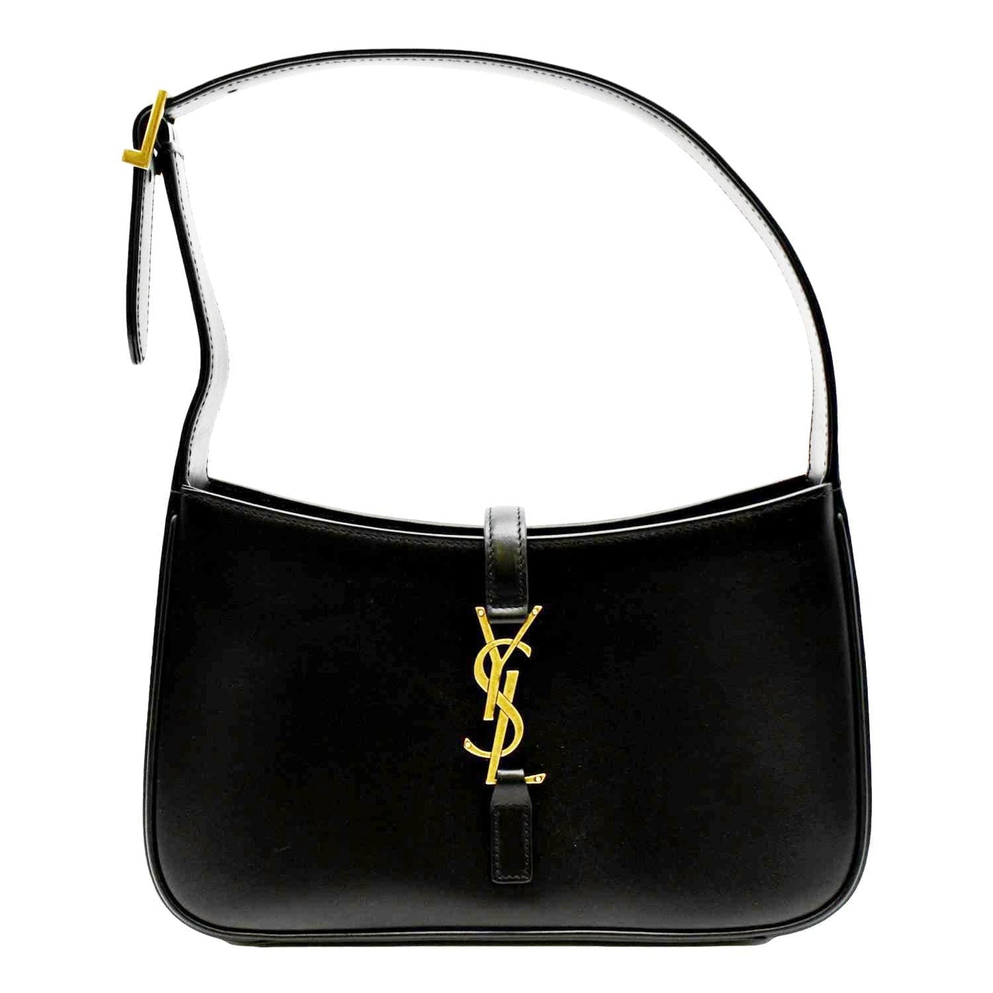 Saint Laurent Le 5 A 7 Leather Black Shoulder Bag Leather