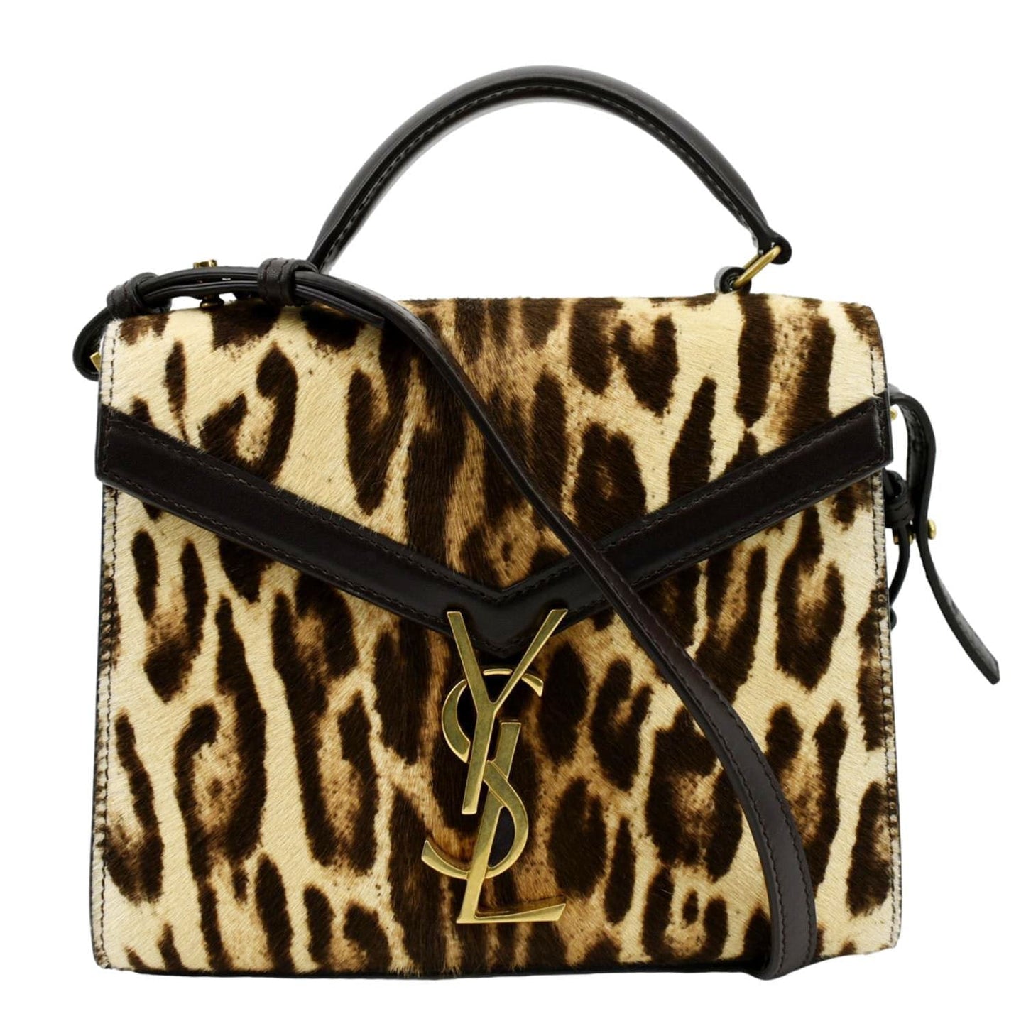 Saint Laurent Cassandra Canvas Red Shoulder Bag