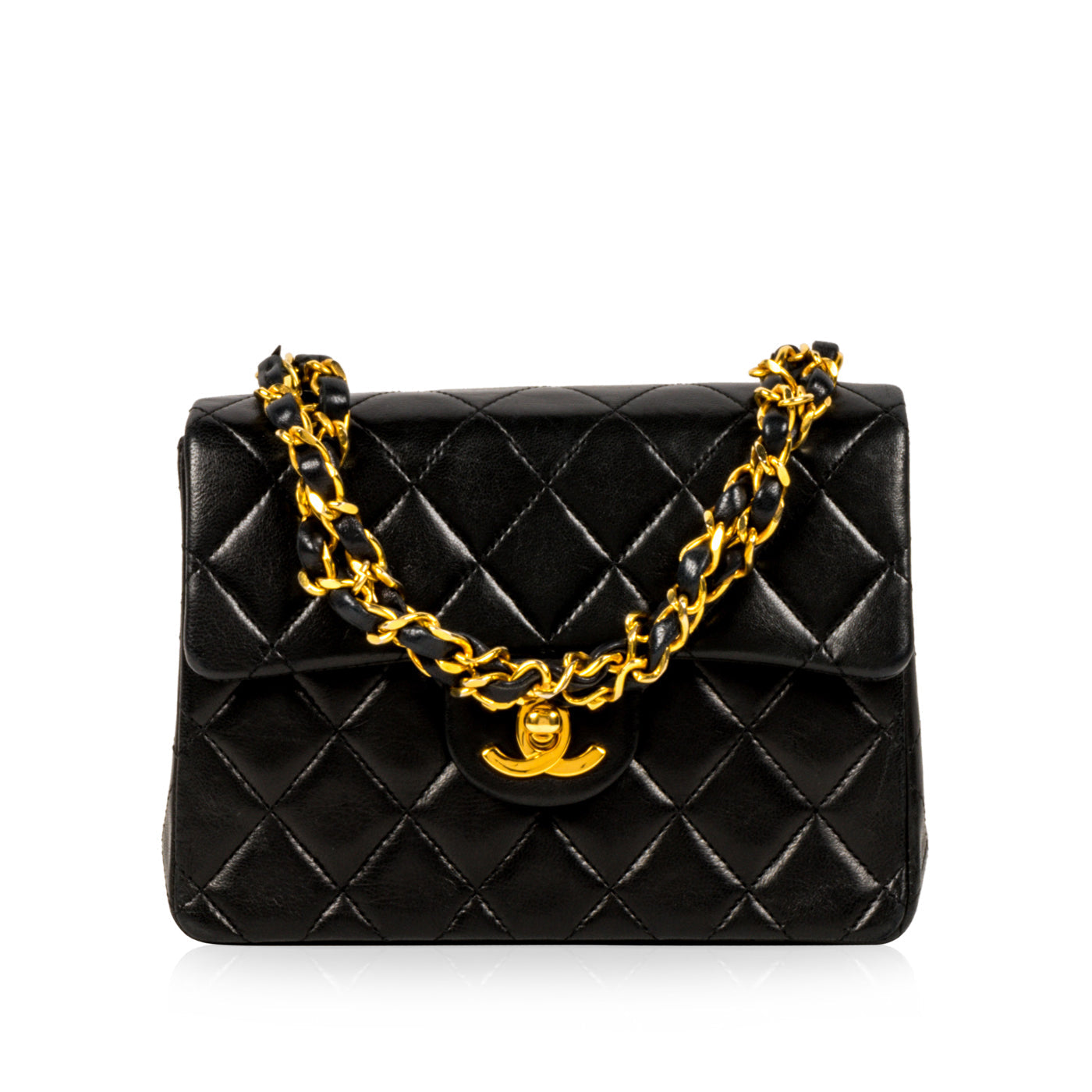 Chanel Mini Square Flap Handheld Bag -