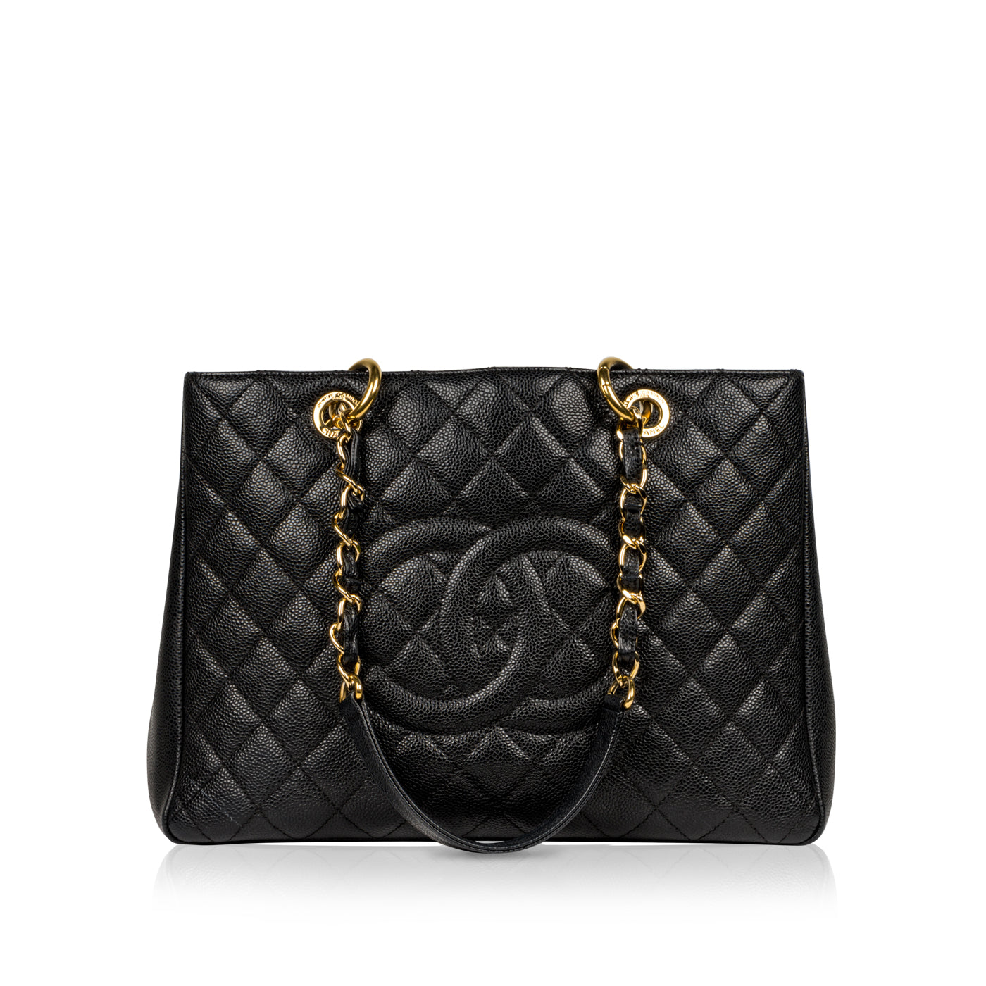 Chanel Timeless Caviar Black Tote Bag Style 11