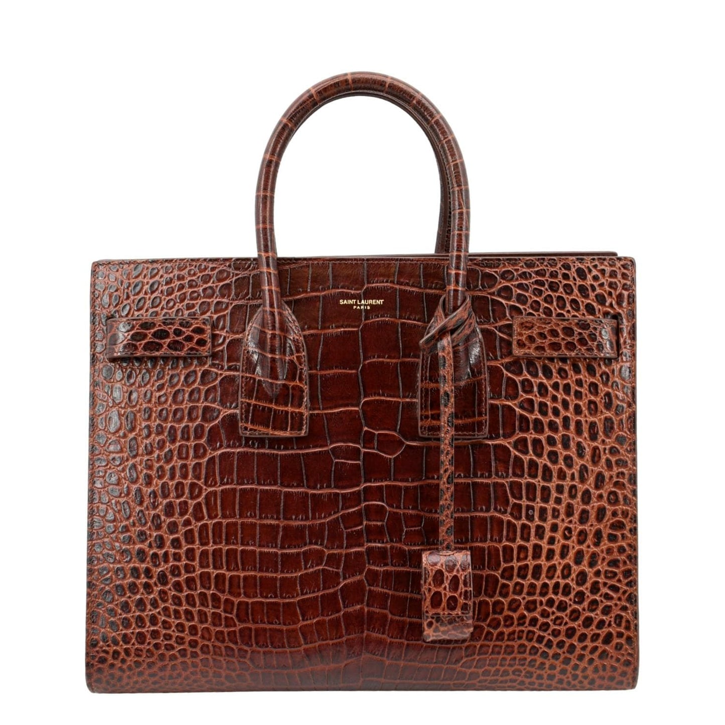 Saint Laurent Sac De Jour Leather Brown Handbag