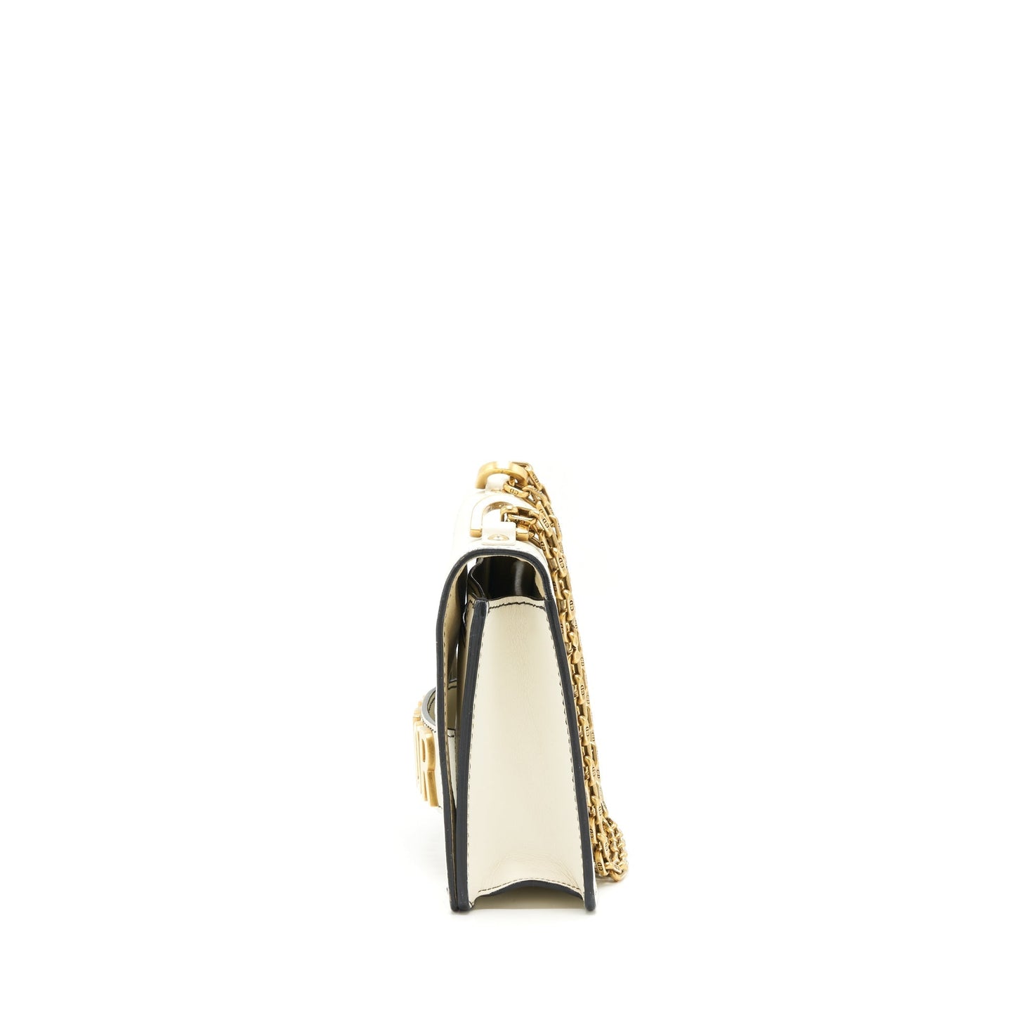 Dior J'adior Flap Purse Chain Purse Clutch White