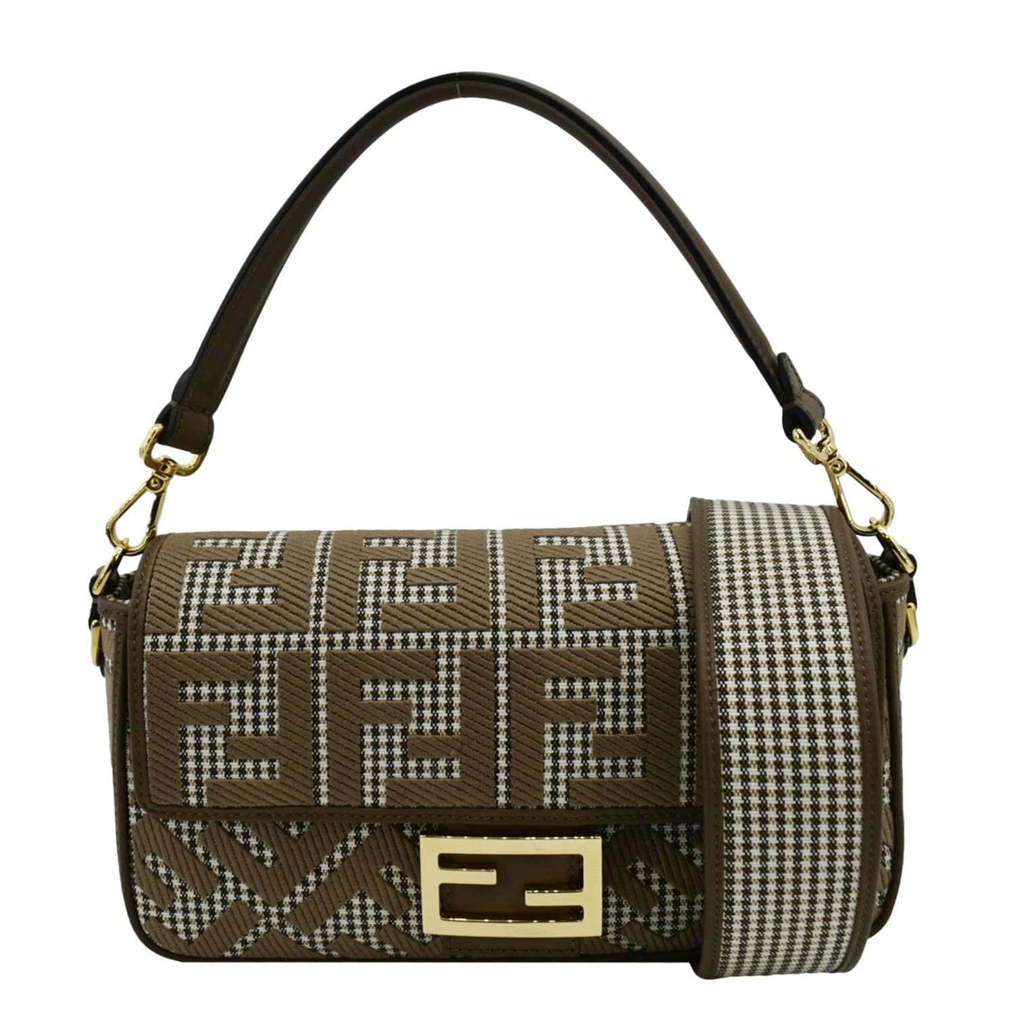 Fendi Baguette Zucca Red Shoulder Bag Style 21