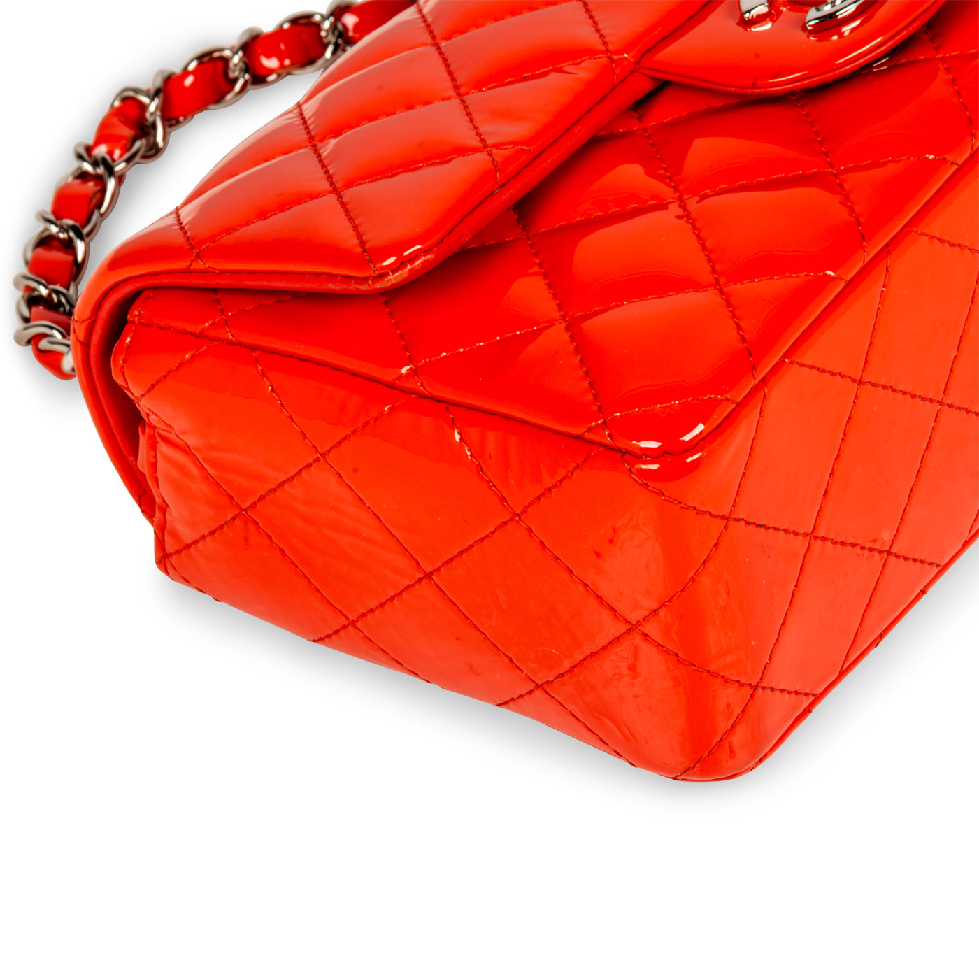 Chanel Classic Flap Lambskin Black Shoulder Bag Style 201