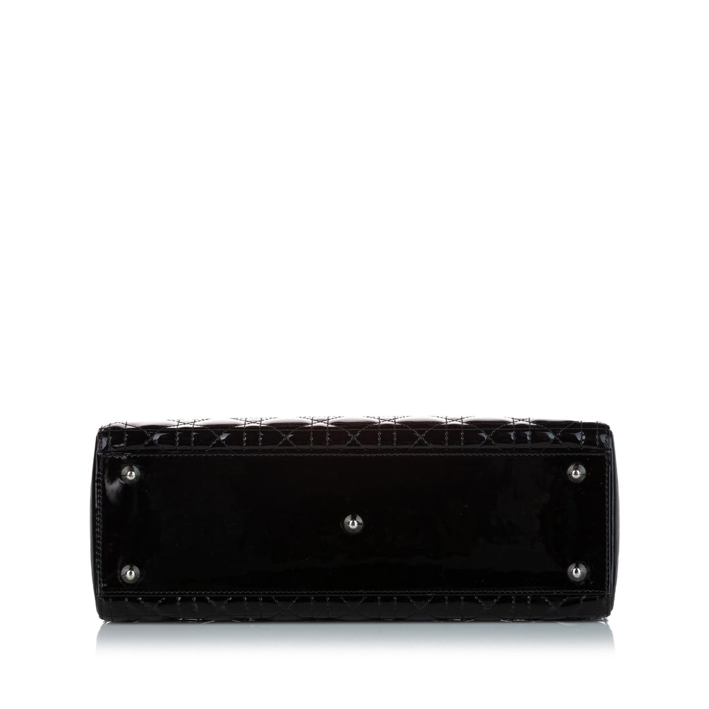 Dior Cannage Dior Patent Leather Satchel (SHG-27939)