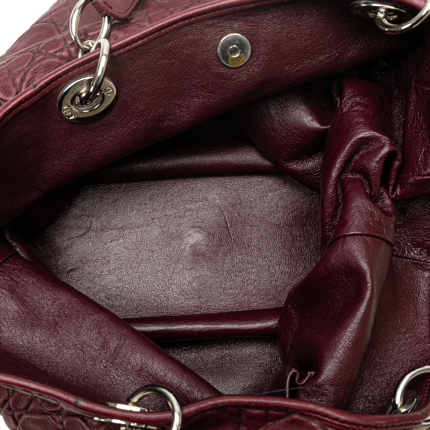 Dior Large Lambskin Cannage Dior Soft Shopping Tote (SHG-kg4Y5I)