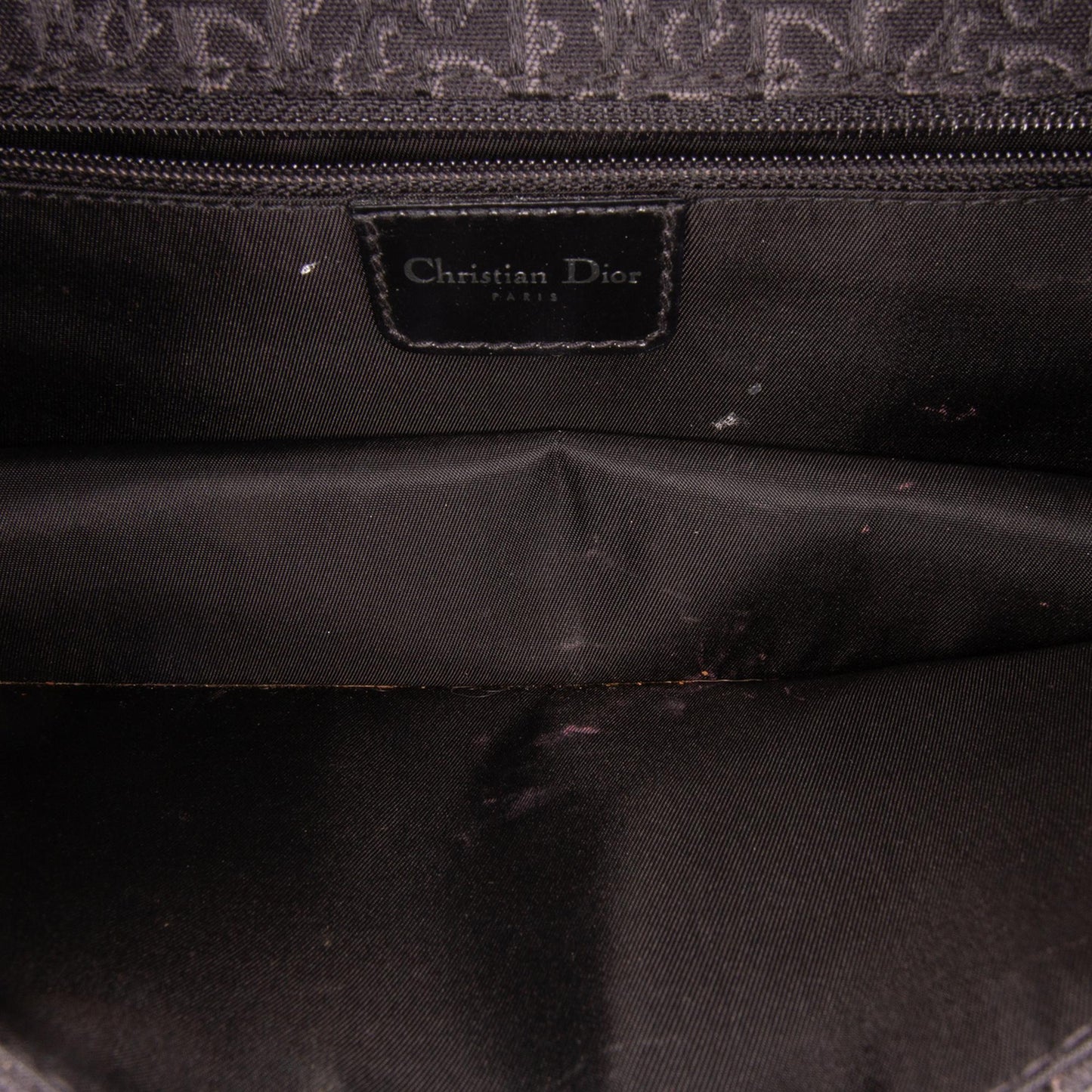 Dior Leather D'Trick Brogue Spectator Bag