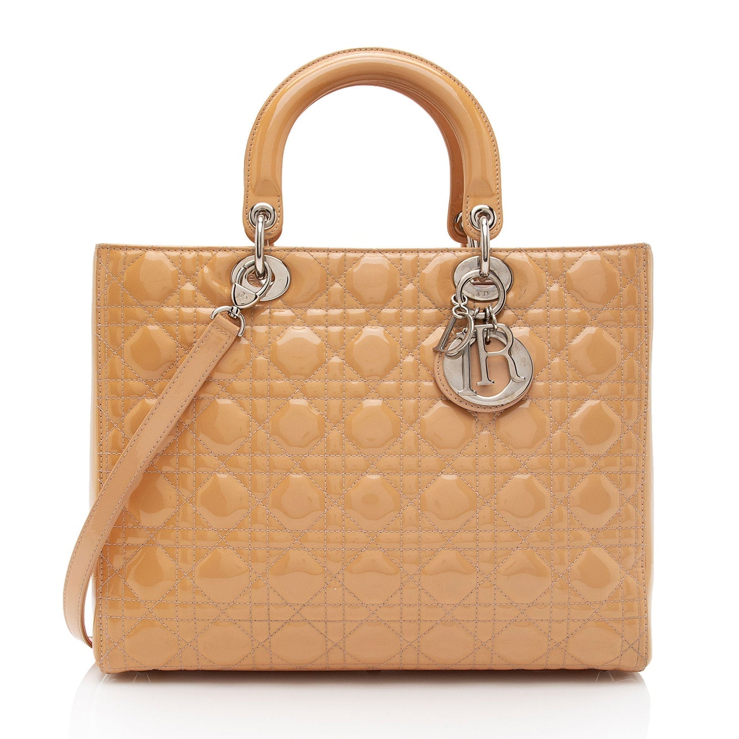 Dior Lady Dior Leather Mini Tote Bag