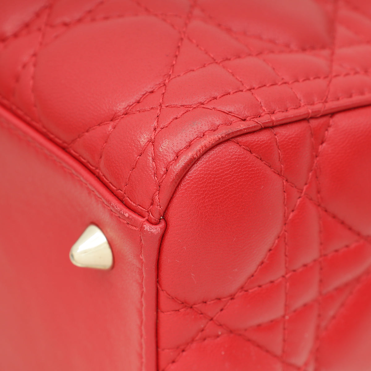 Dior Lady Dior Leather Handbag Style 55