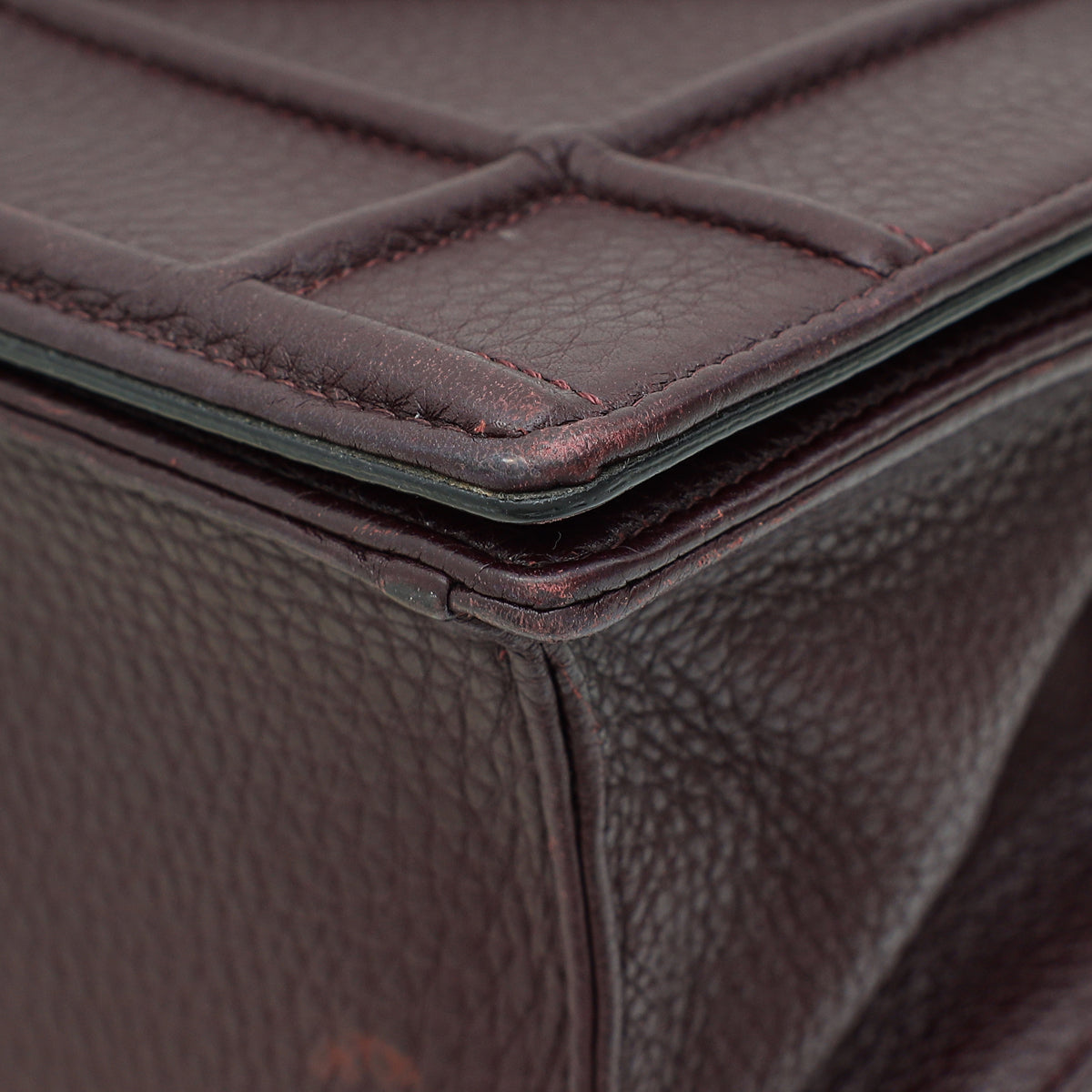 Dior Diorama Burgundy Shoulder Bag