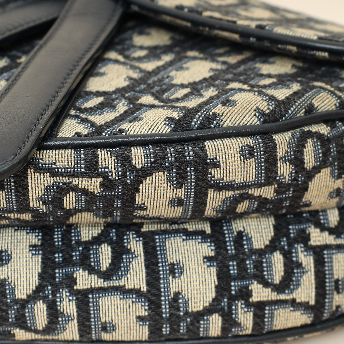 Dior Saddle Oblique Blue Crossbody Style 9