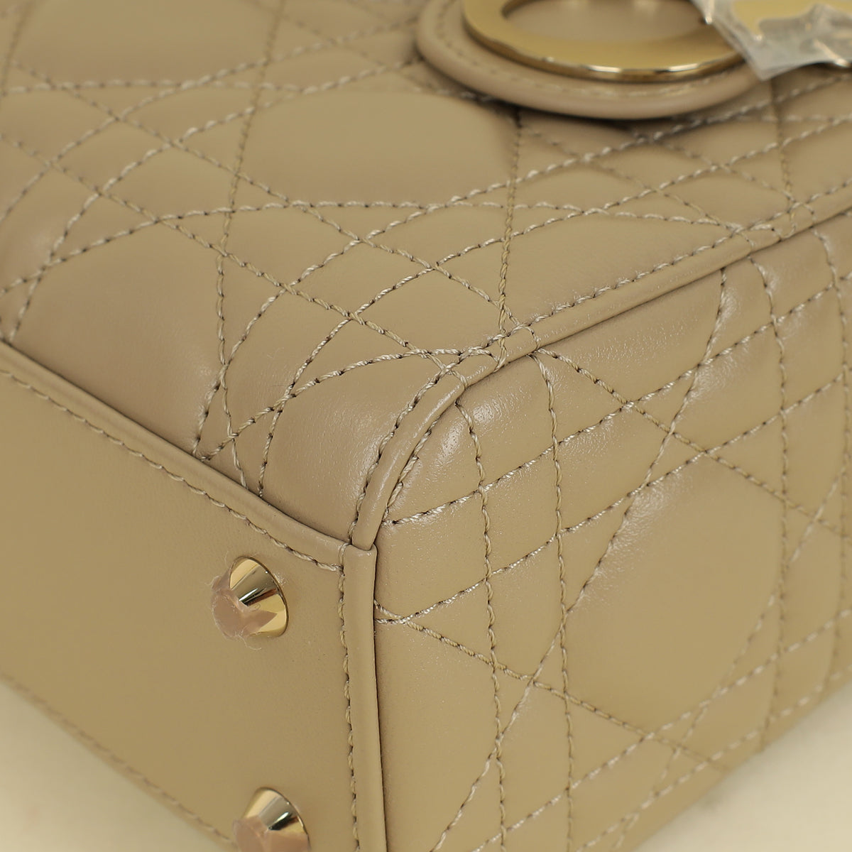 Dior Lady Dior Leather Handbag Style 86