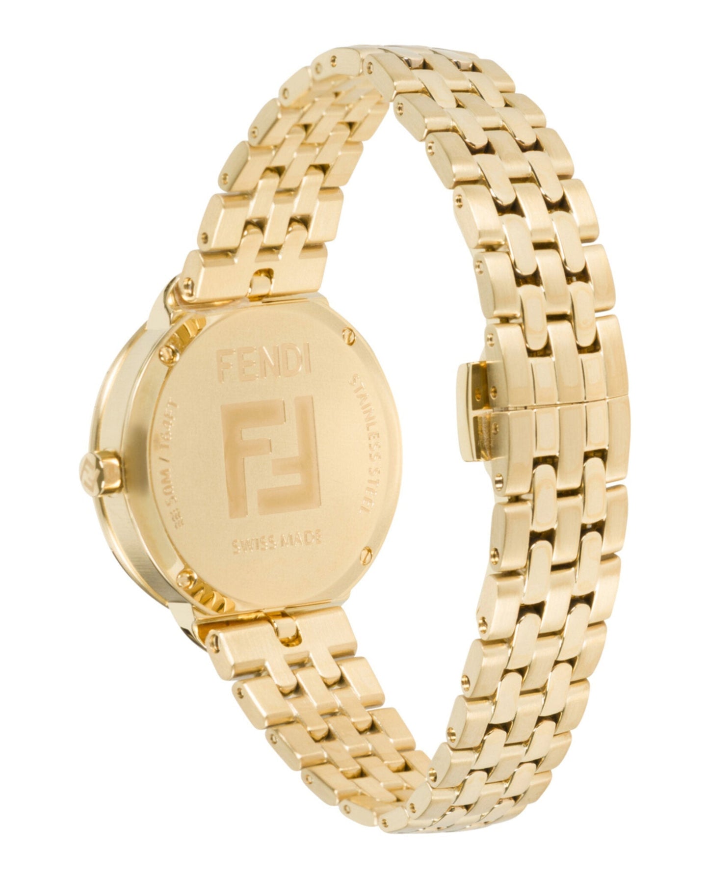 Fendi Womens Gold 30mm Bracelet Fashion Watch