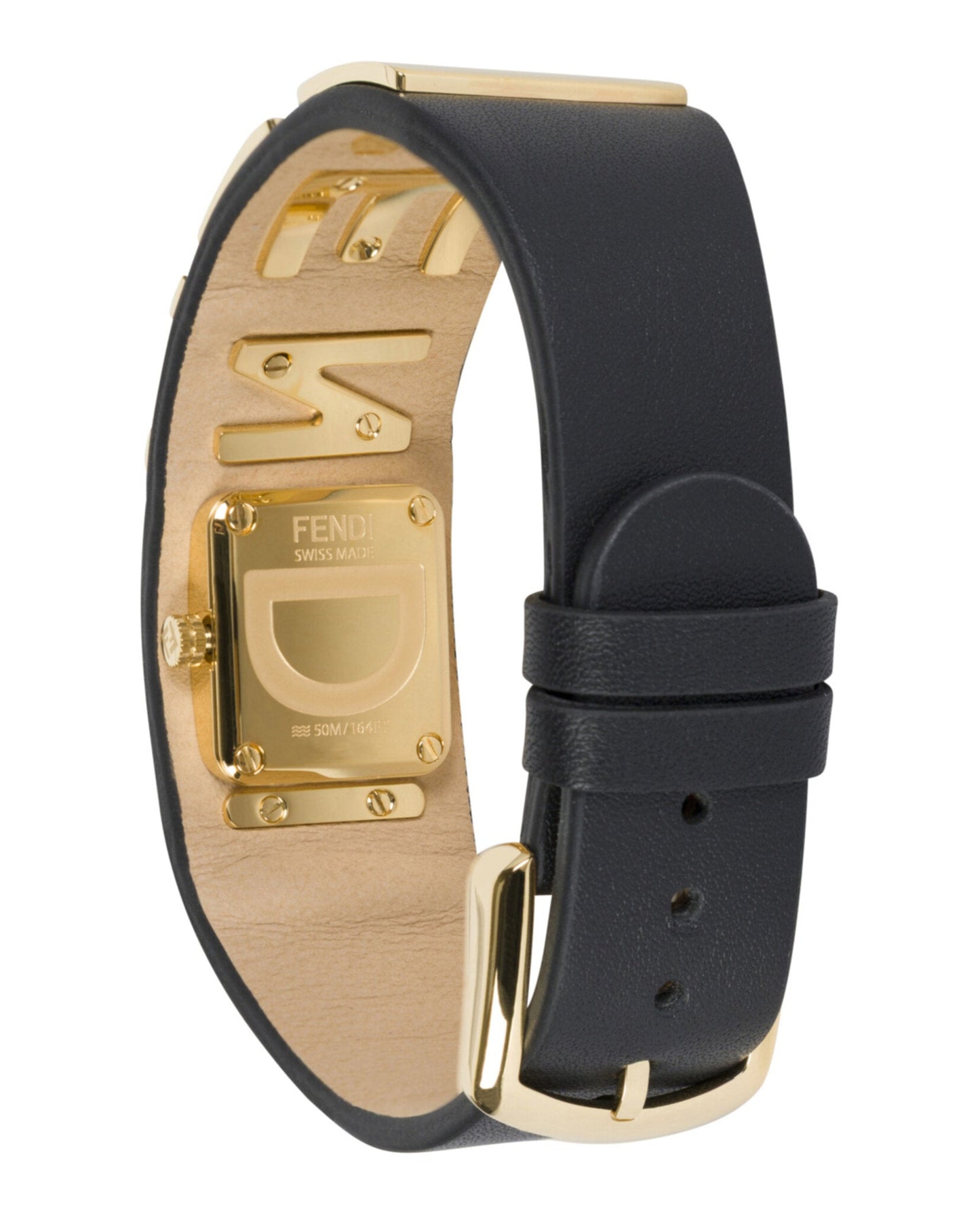 Fendi Womens Gold 22.25mm Strap Fashion Watch