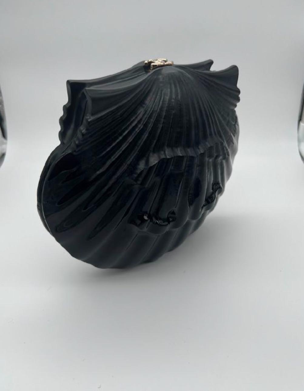 Chanel Luxury Leather Black Clutch Style 4