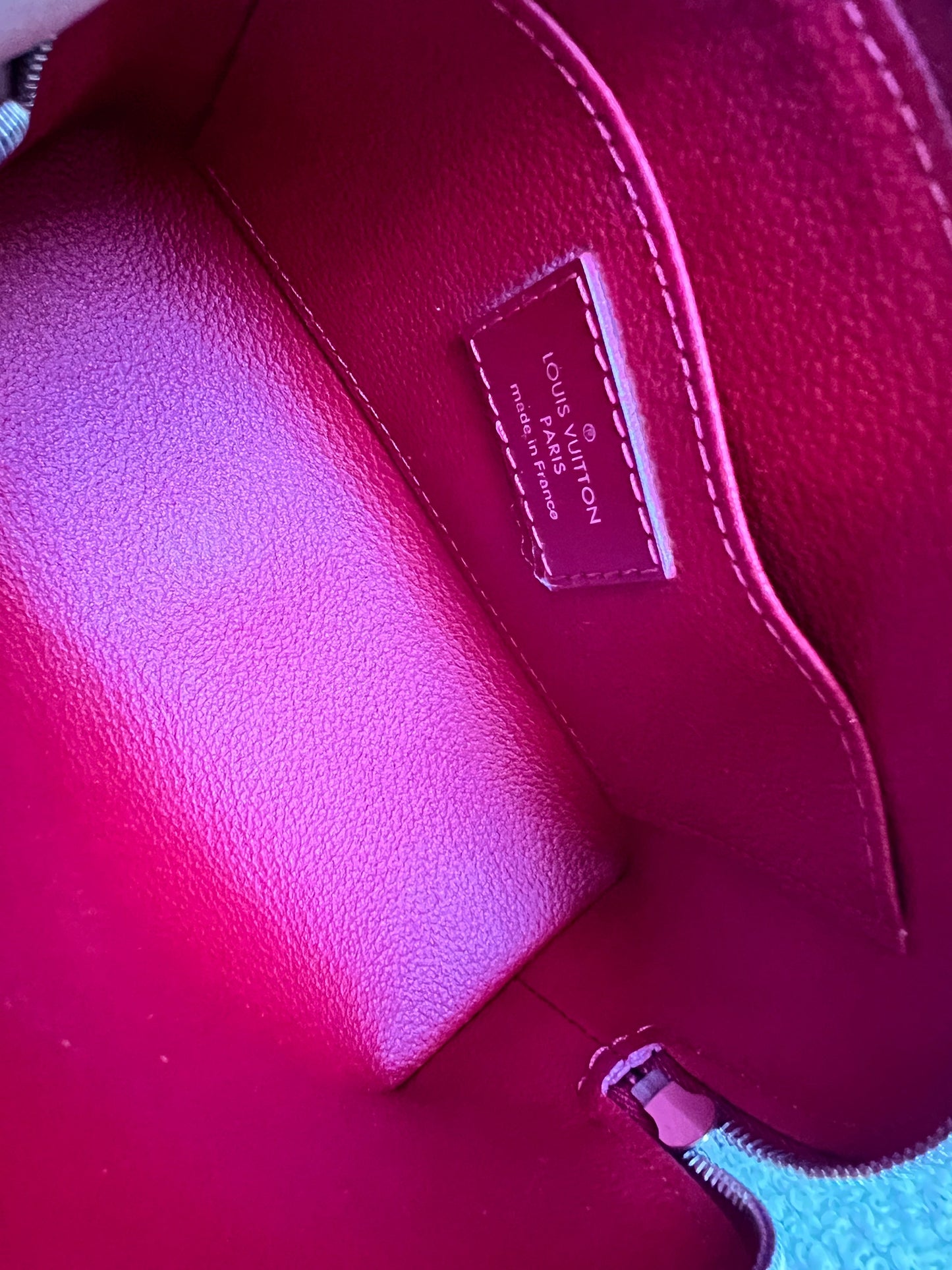 Louis Vuitton Cosmetic Pouch PM Red Epi