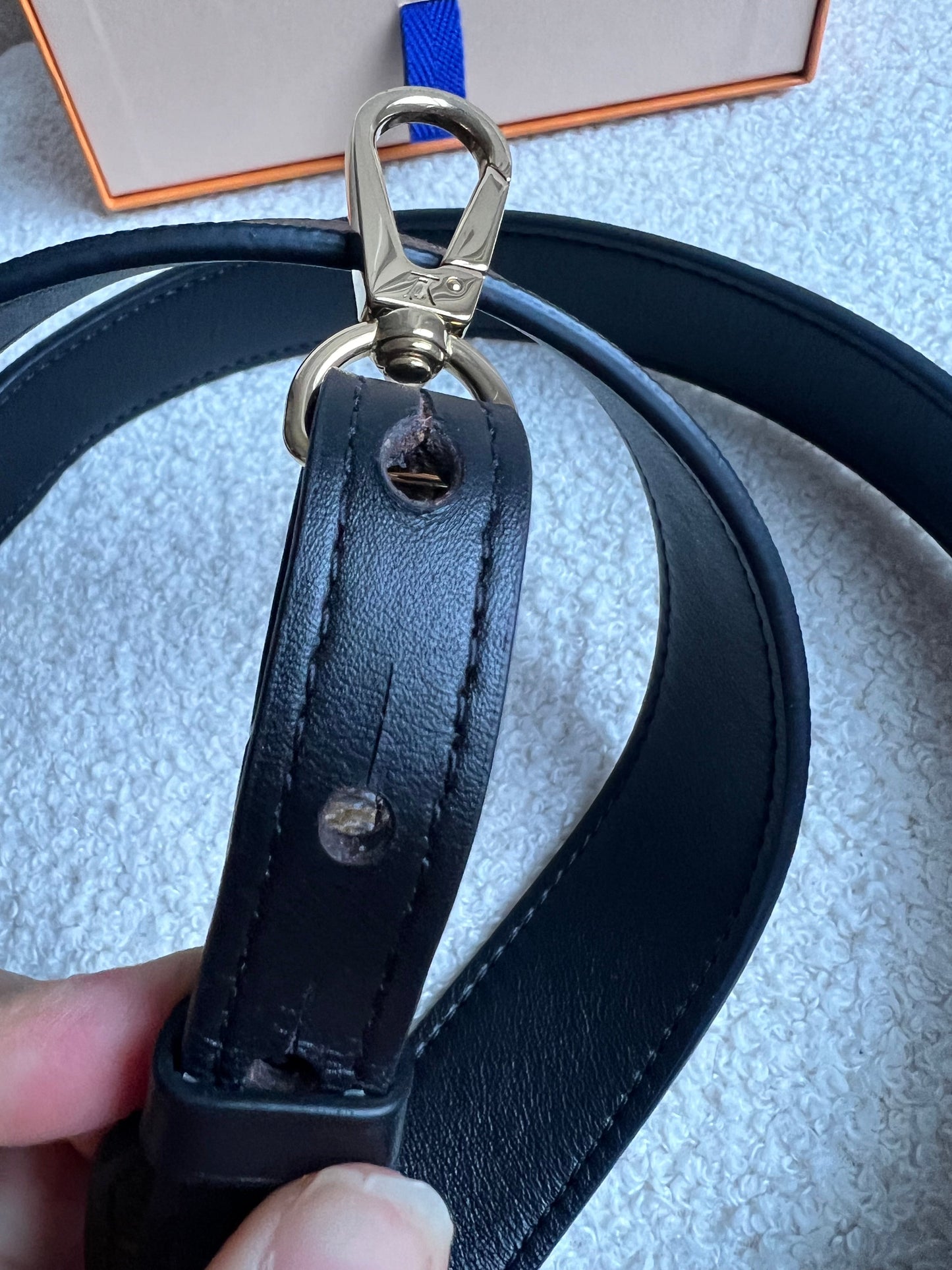 Louis Vuitton Bandouliere XL Monogram Noir Leather Shoulder Strap