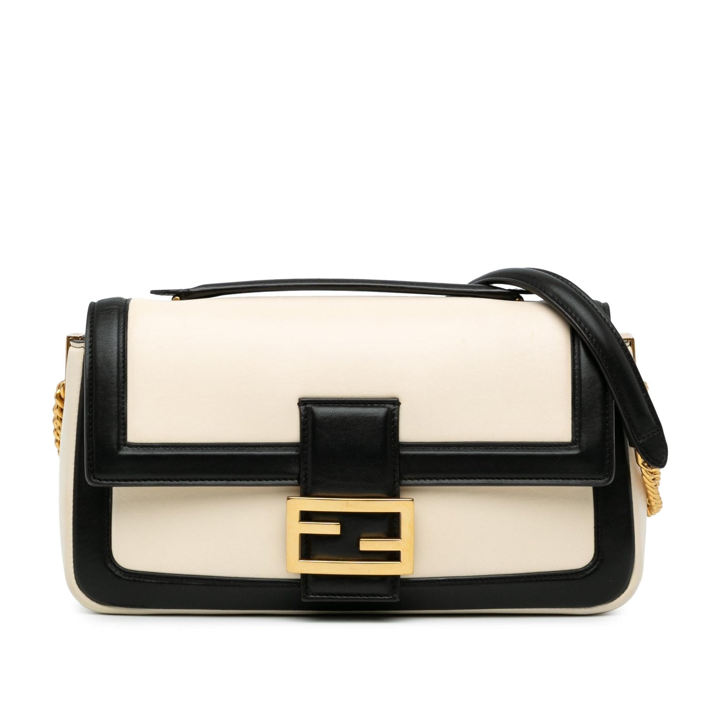 Fendi Baguette Leather Red Shoulder Bag Style 74