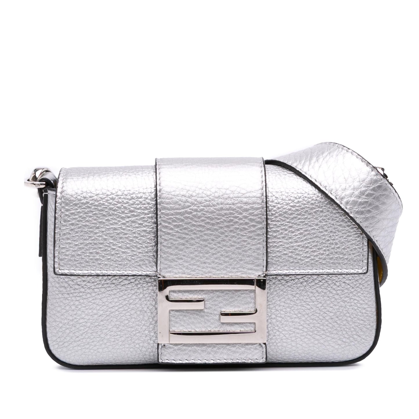 Fendi Baguette Leather Red Crossbody Leather
