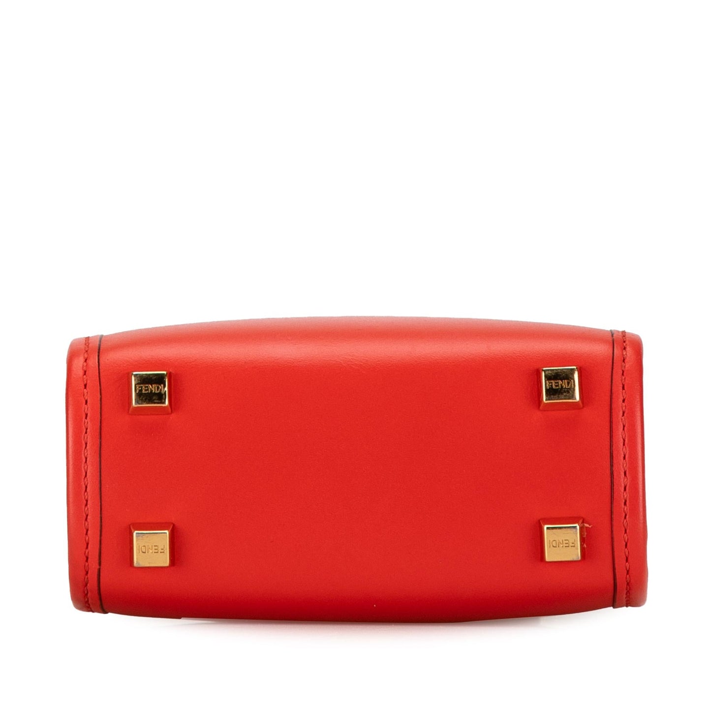Fendi Sunshine Leather Red Tote Bag Style 2