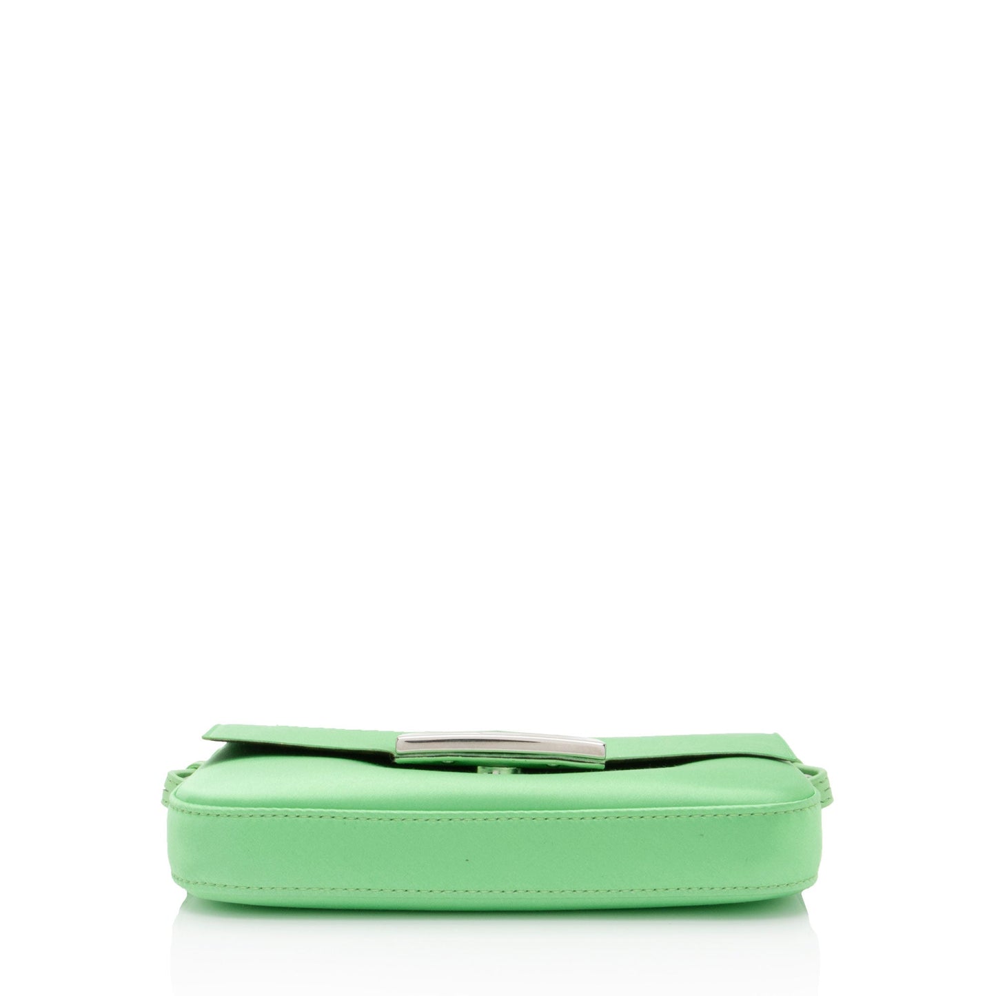 Fendi Baguette Satin Red Shoulder Bag