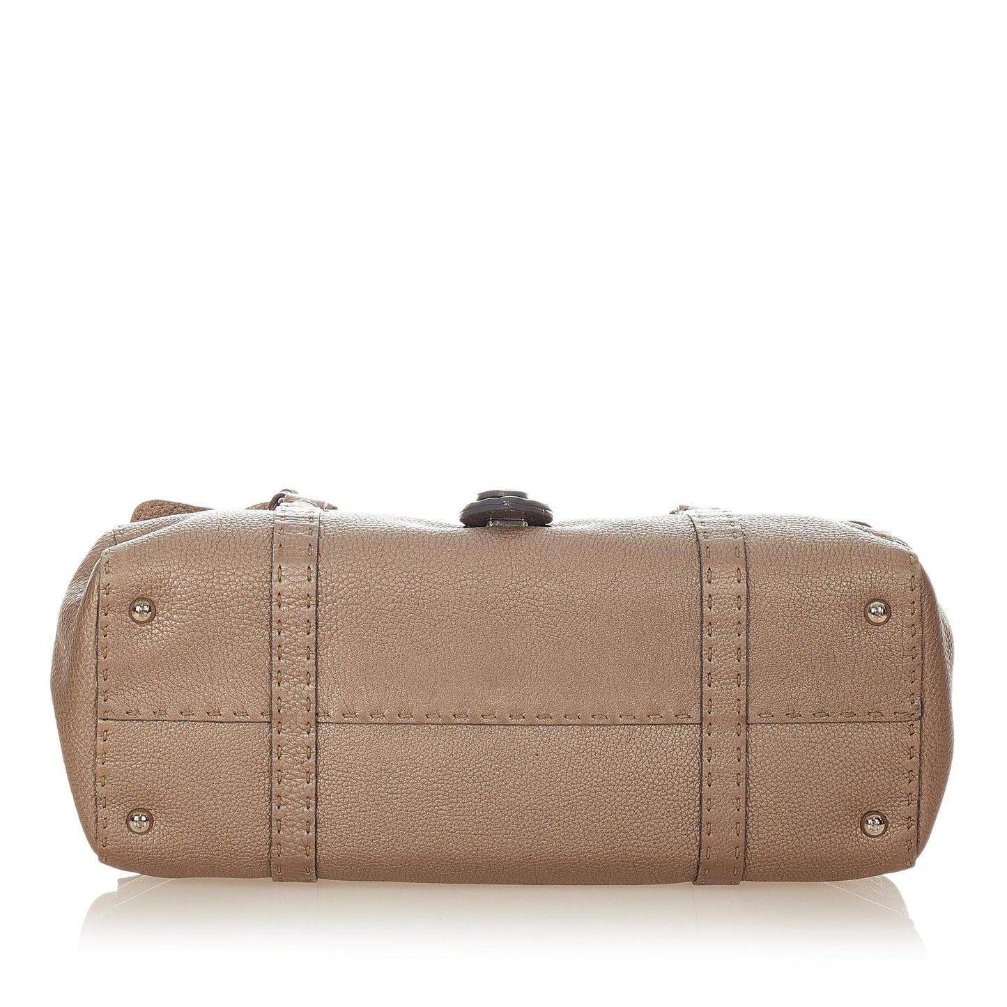 Fendi Selleria Linda Leather Shoulder Bag (SHG-26507)