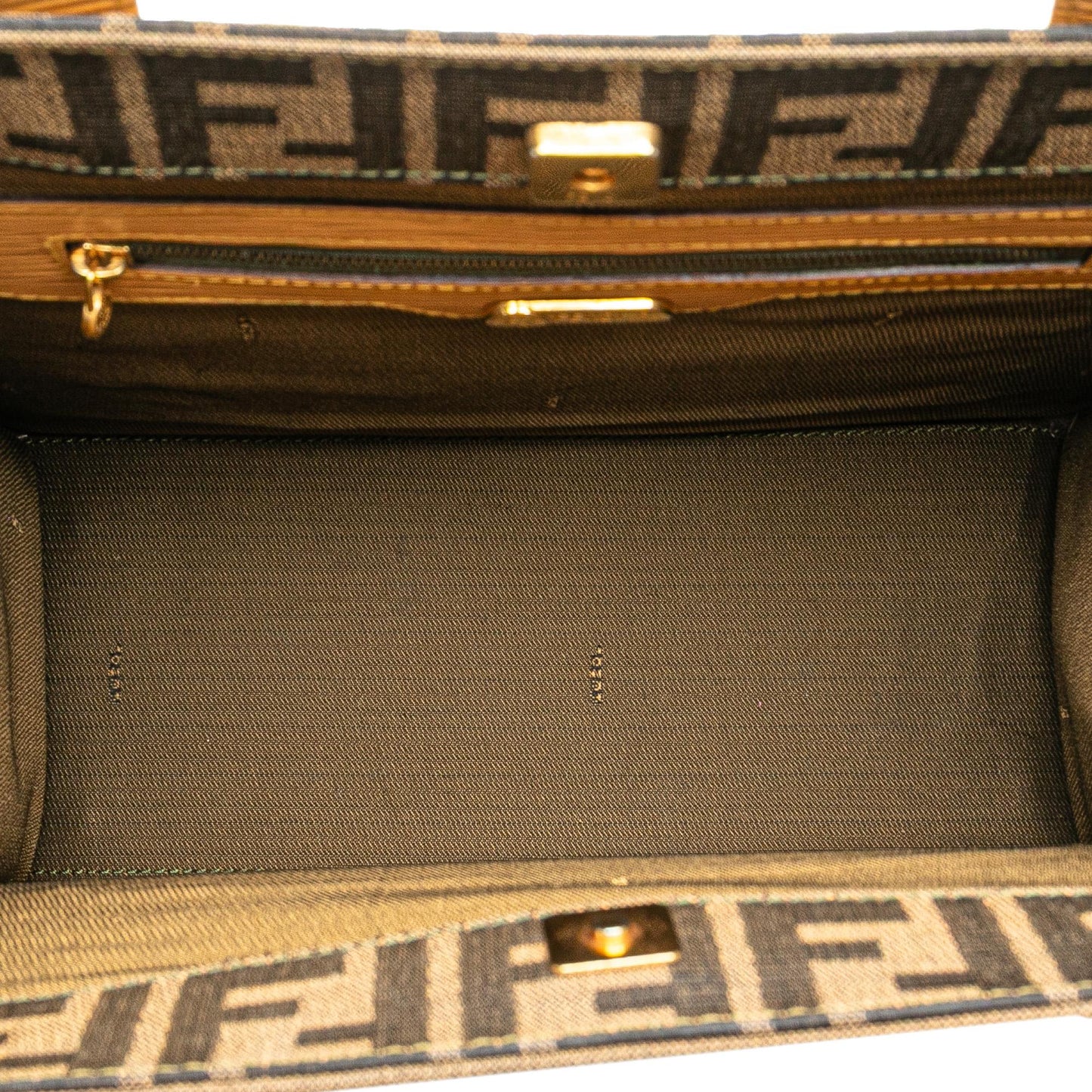 Fendi Tote Canvas Red Tote Bag Style 14