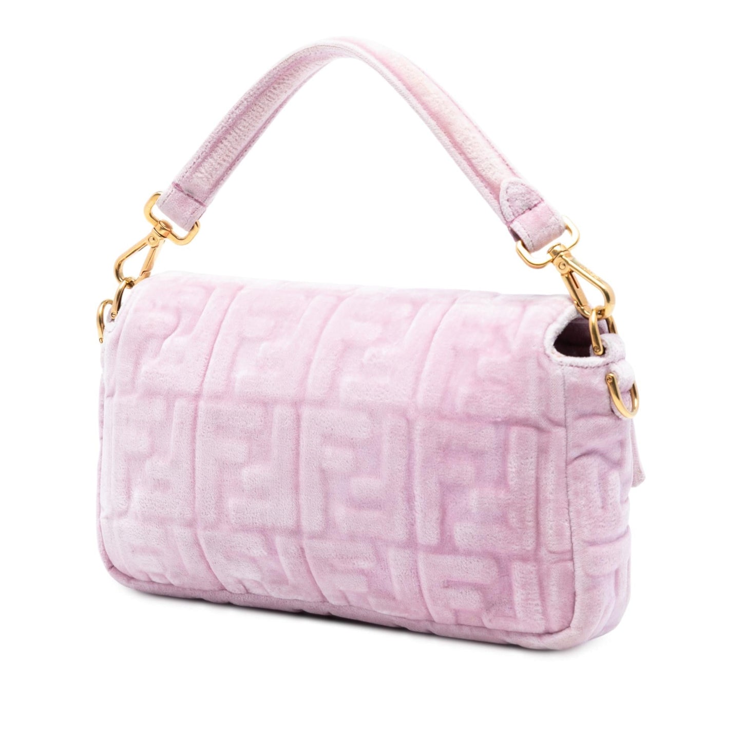 Fendi Baguette Zucchino Red Shoulder Bag Style 19