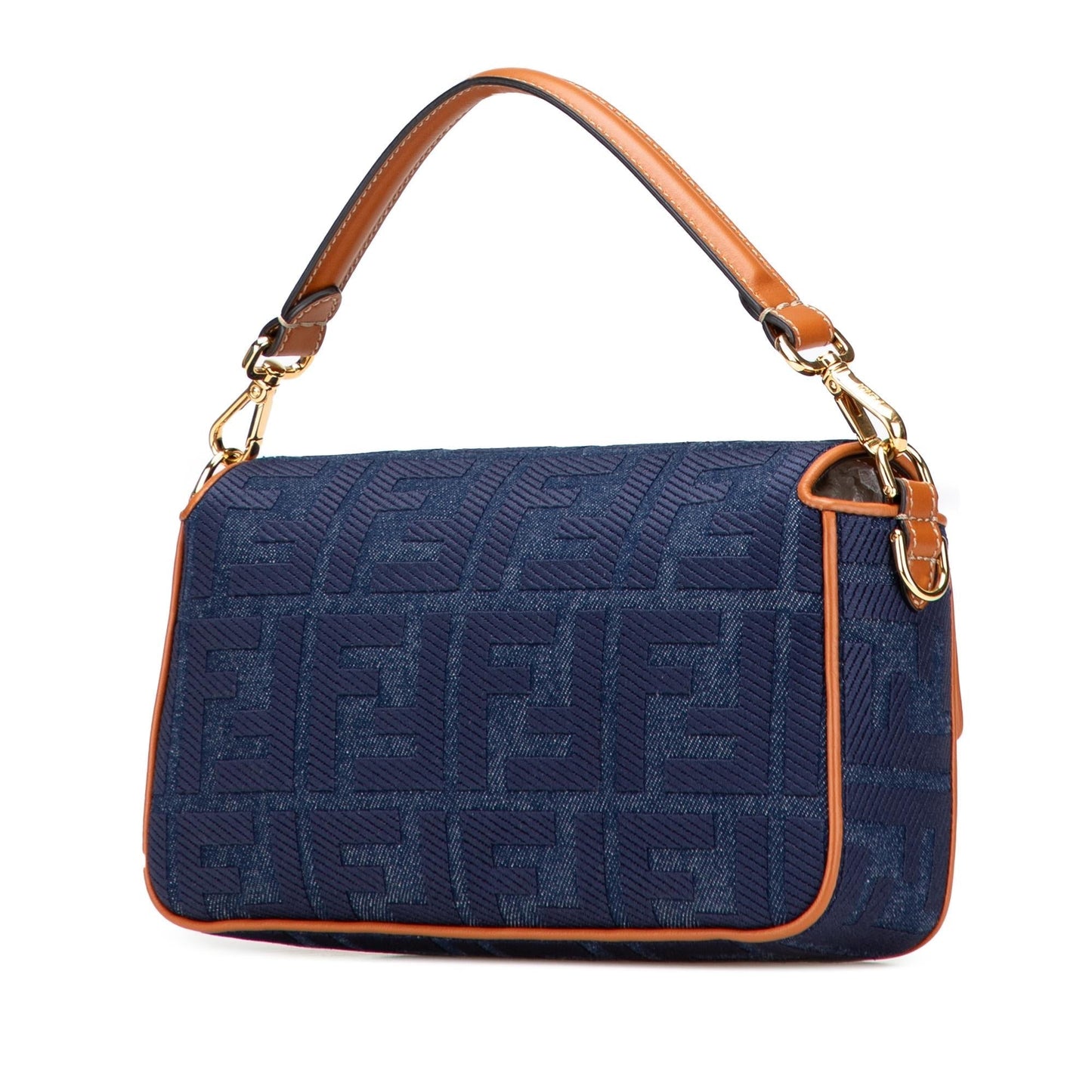 Fendi Baguette Canvas Red Tote Bag