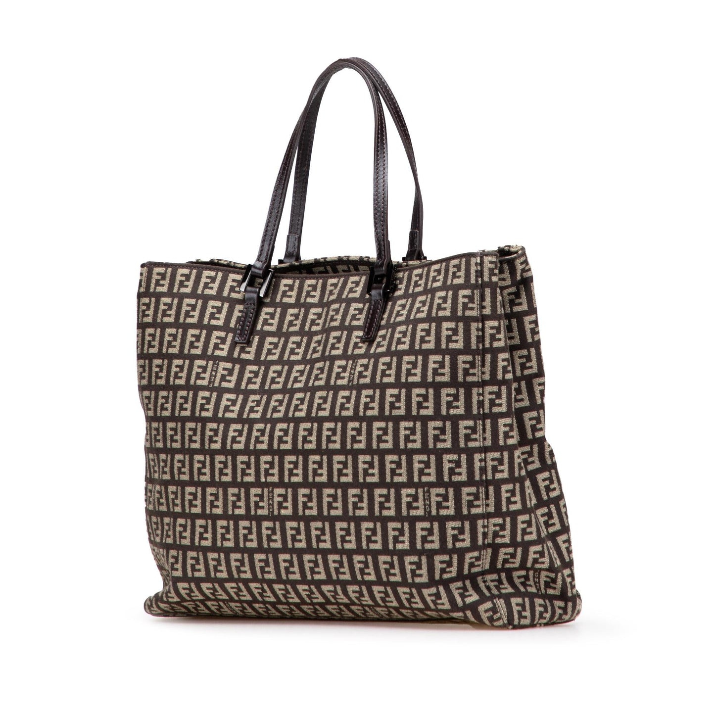 Fendi Tote Zucchino Red Tote Bag Style 47