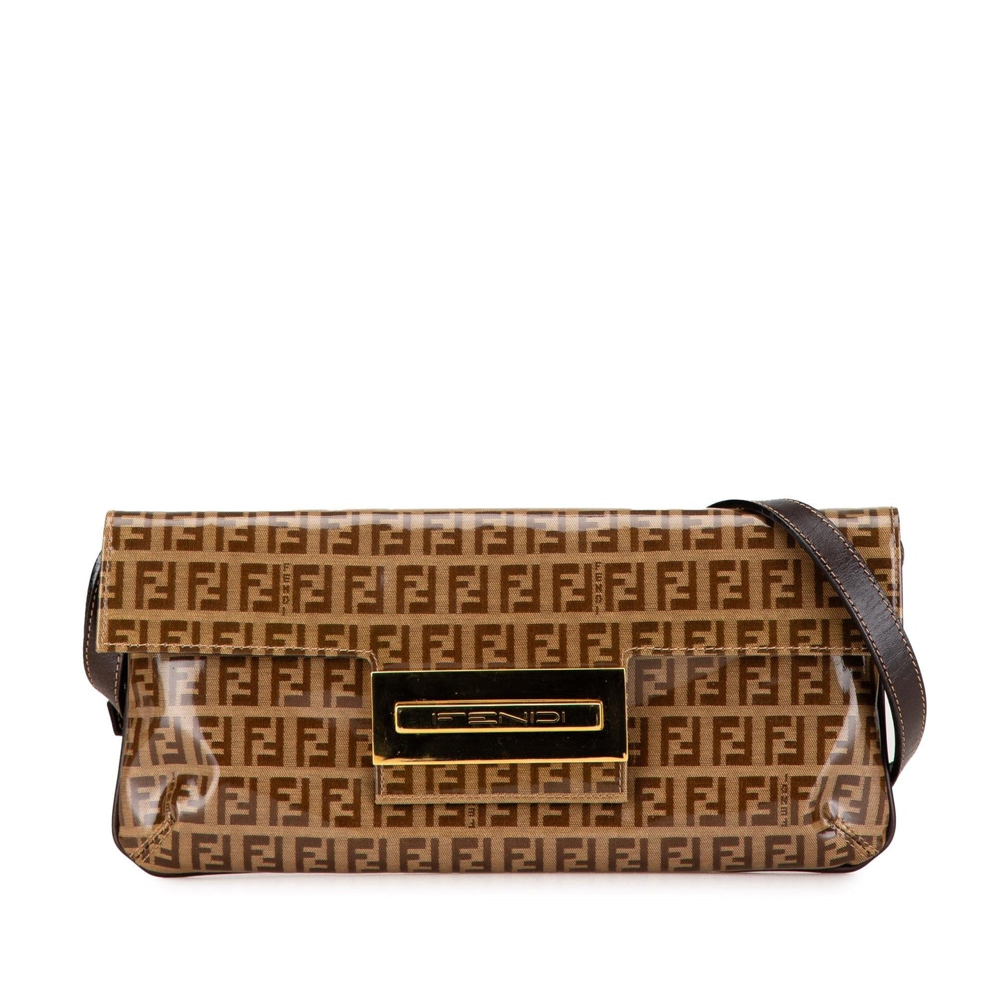 Fendi Zucchino Crystal Shoulder Bag Shg-Ibuejk