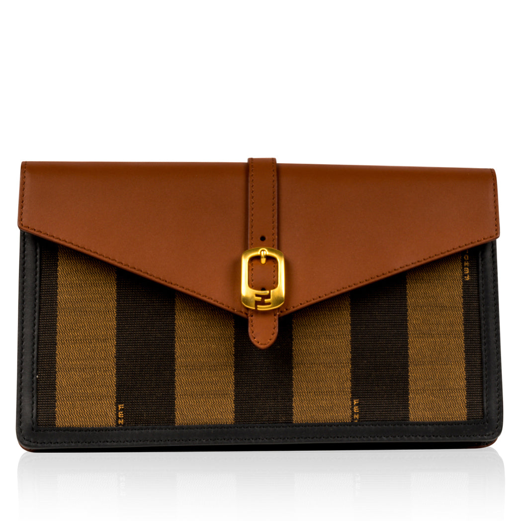 Fendi Luxury Leather Red Clutch Style 4