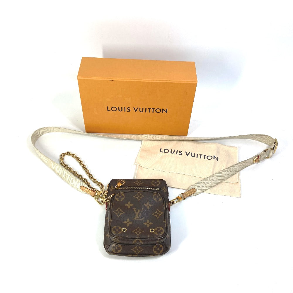 LOUIS VUITTON Shoulder Bag M80746 Monogram canvas Brown Monogram Utility crossbody Women Used