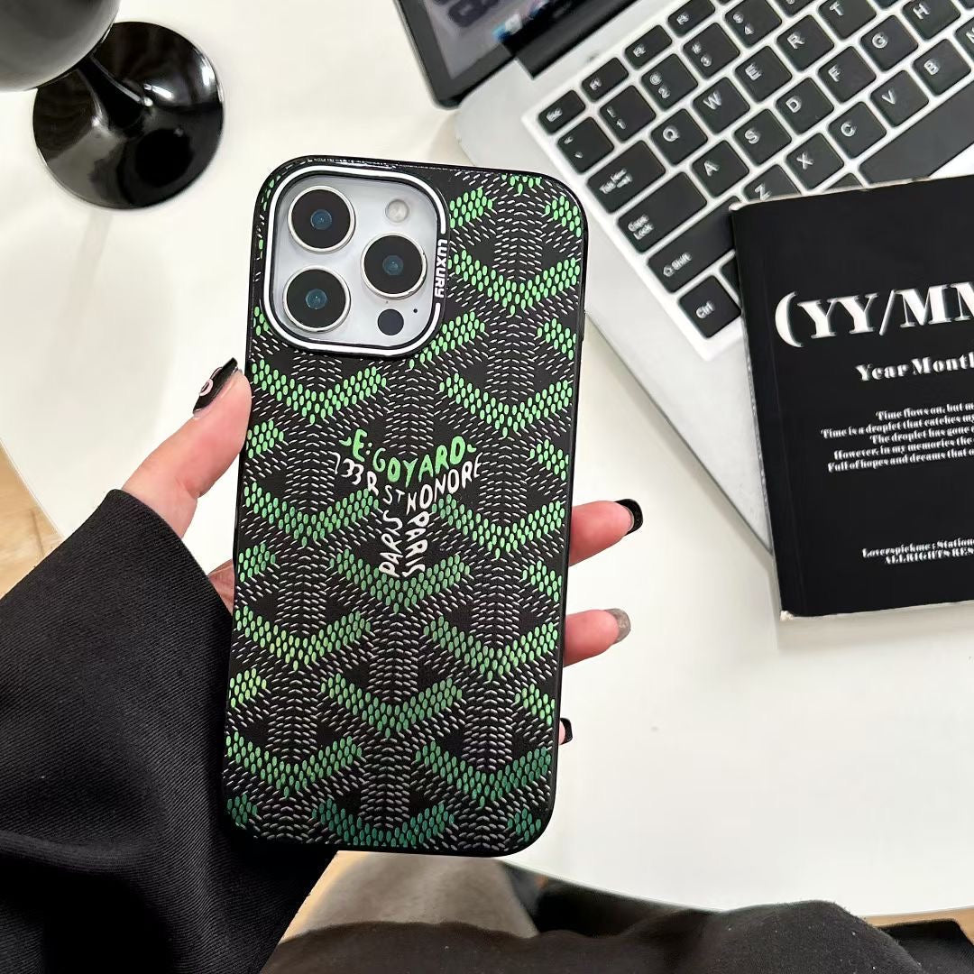 Goyard Phone Case Electroplated