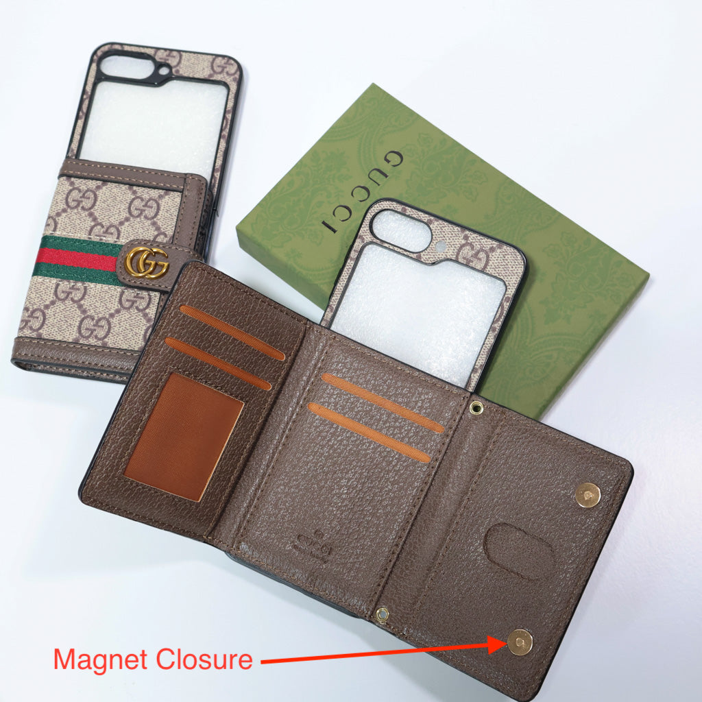 Gucci Z Flip Wallet Phone Case
