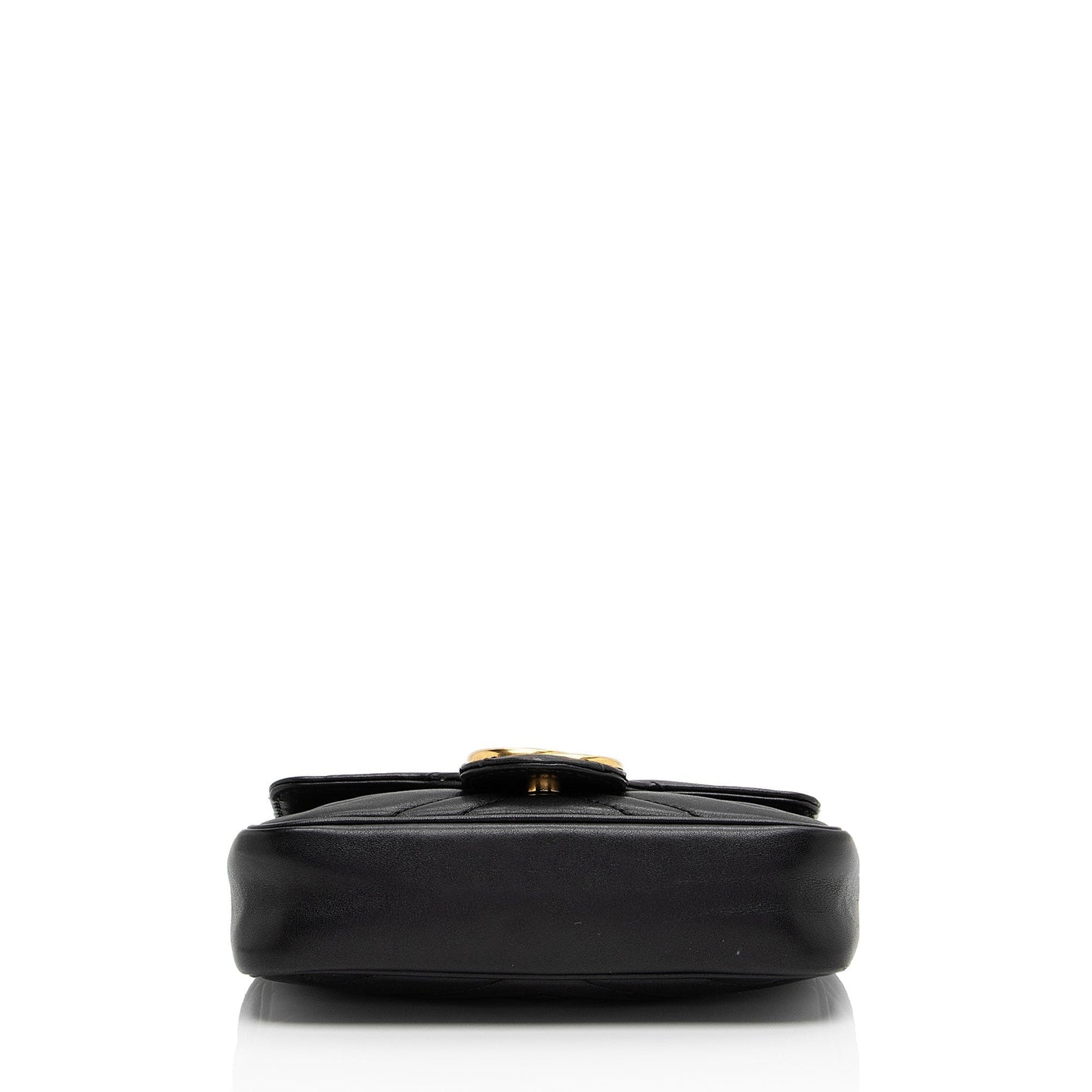 Gucci Matelasse Leather GG Marmont Super Mini Flap Bag (SHF-yBfrwz)