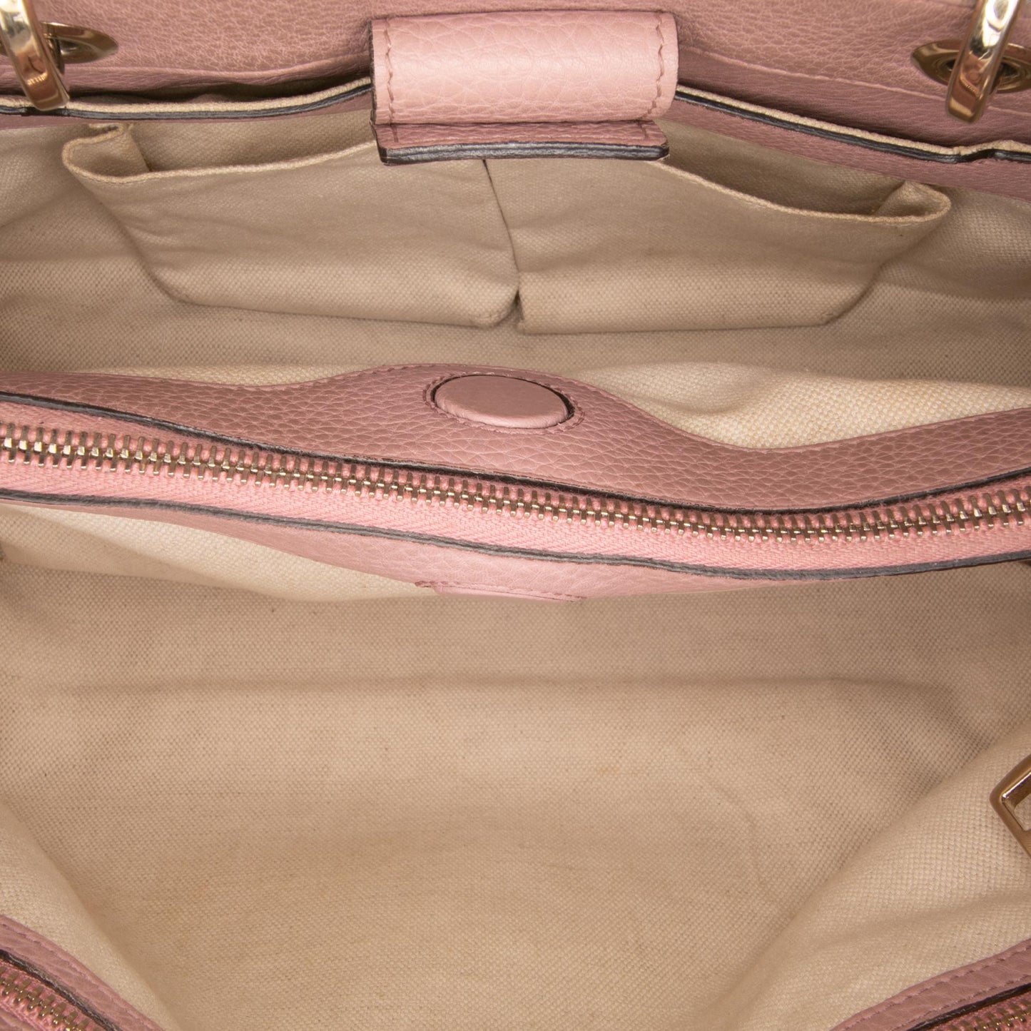 Gucci Medium Calfskin Bamboo Shopper Satchel