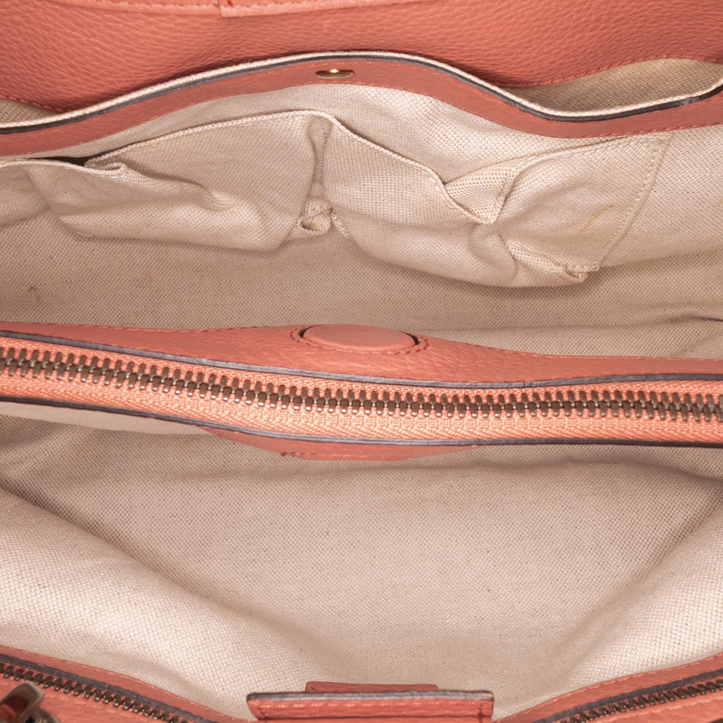 Gucci Medium Calfskin Bamboo Shopper Satchel