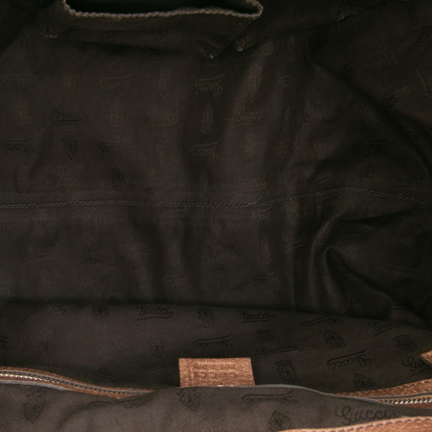 Gucci Medium GG Canvas Bamboo Bar Tote