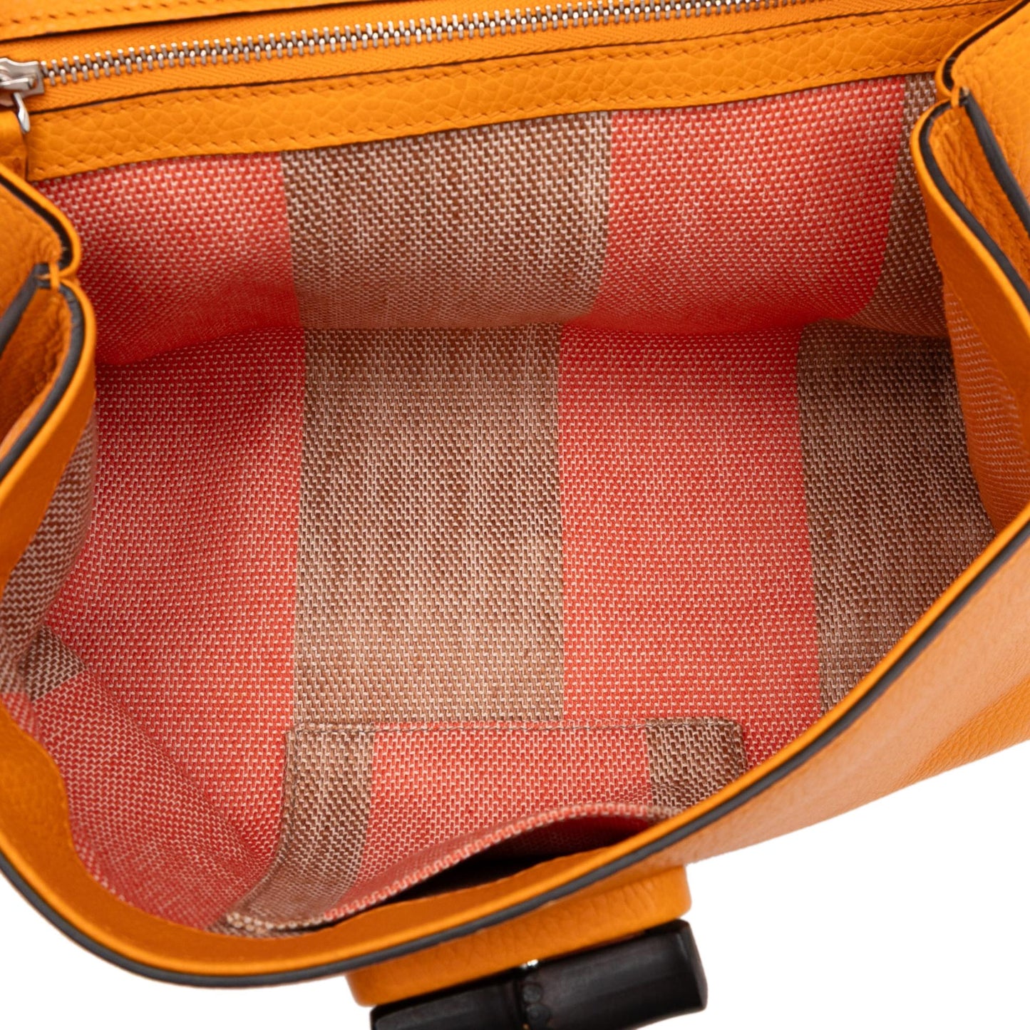 Gucci Small Leather Bamboo Daily Satchel