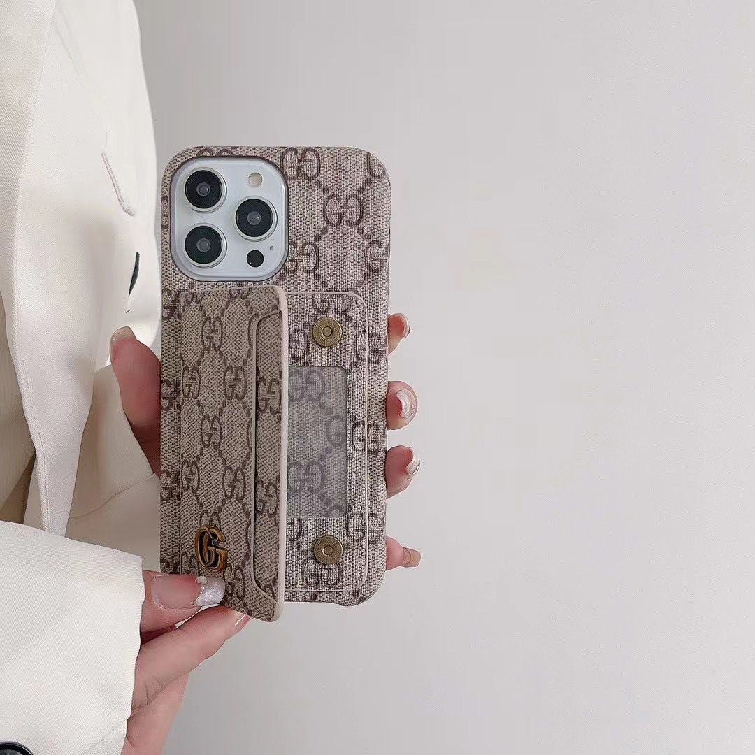 Folding Card Designer Phone Case iPhone 1216 Pro Max Plus
