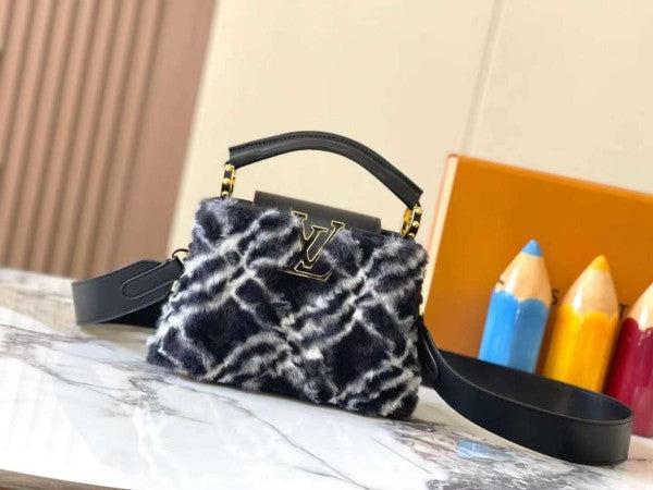 Louis Vuitton Handmade Velvet Ikat Clutch