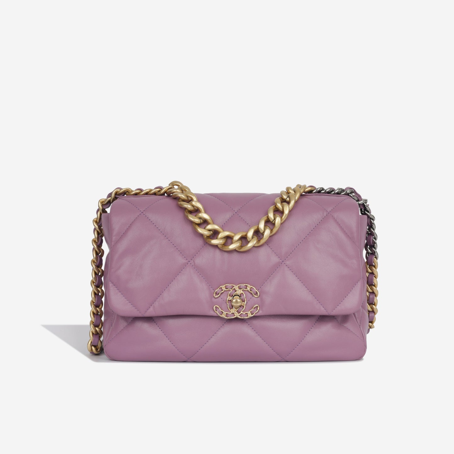 Chanel Chanel 19 Leather Gold Shoulder Bag Style 3
