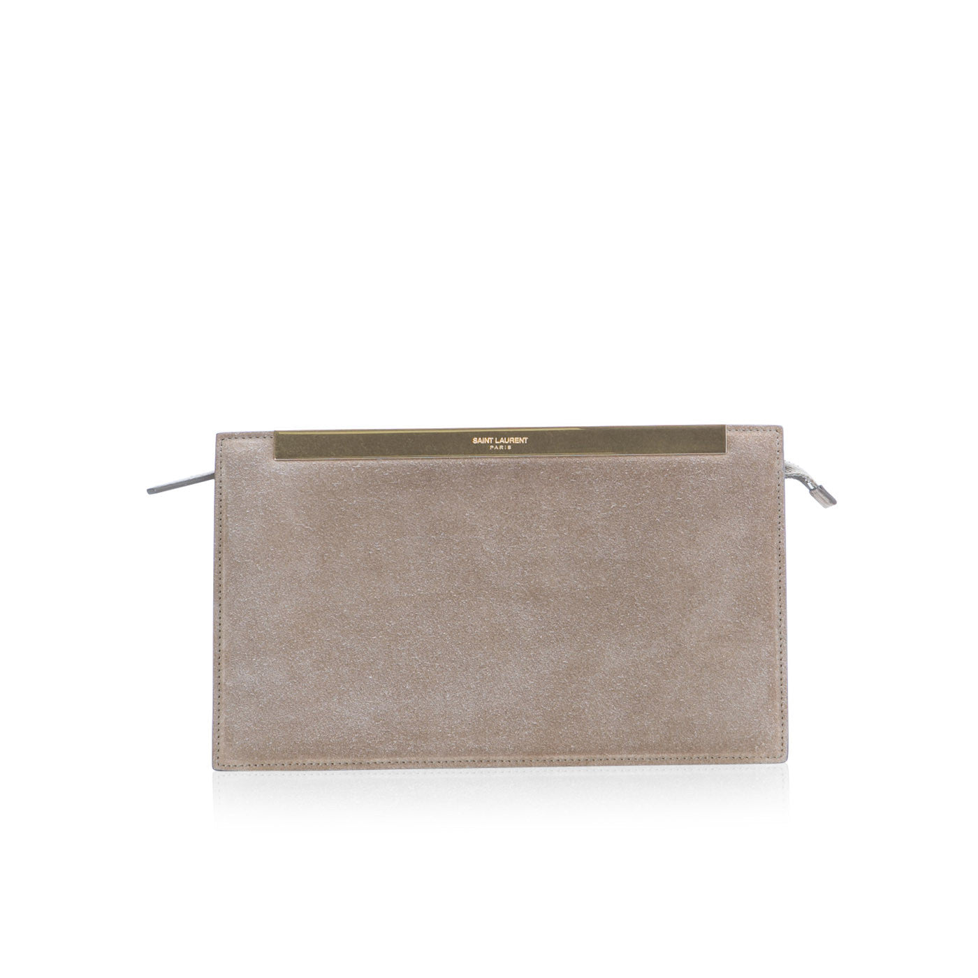 Saint Laurent Luxury Leather Red Clutch Style 8